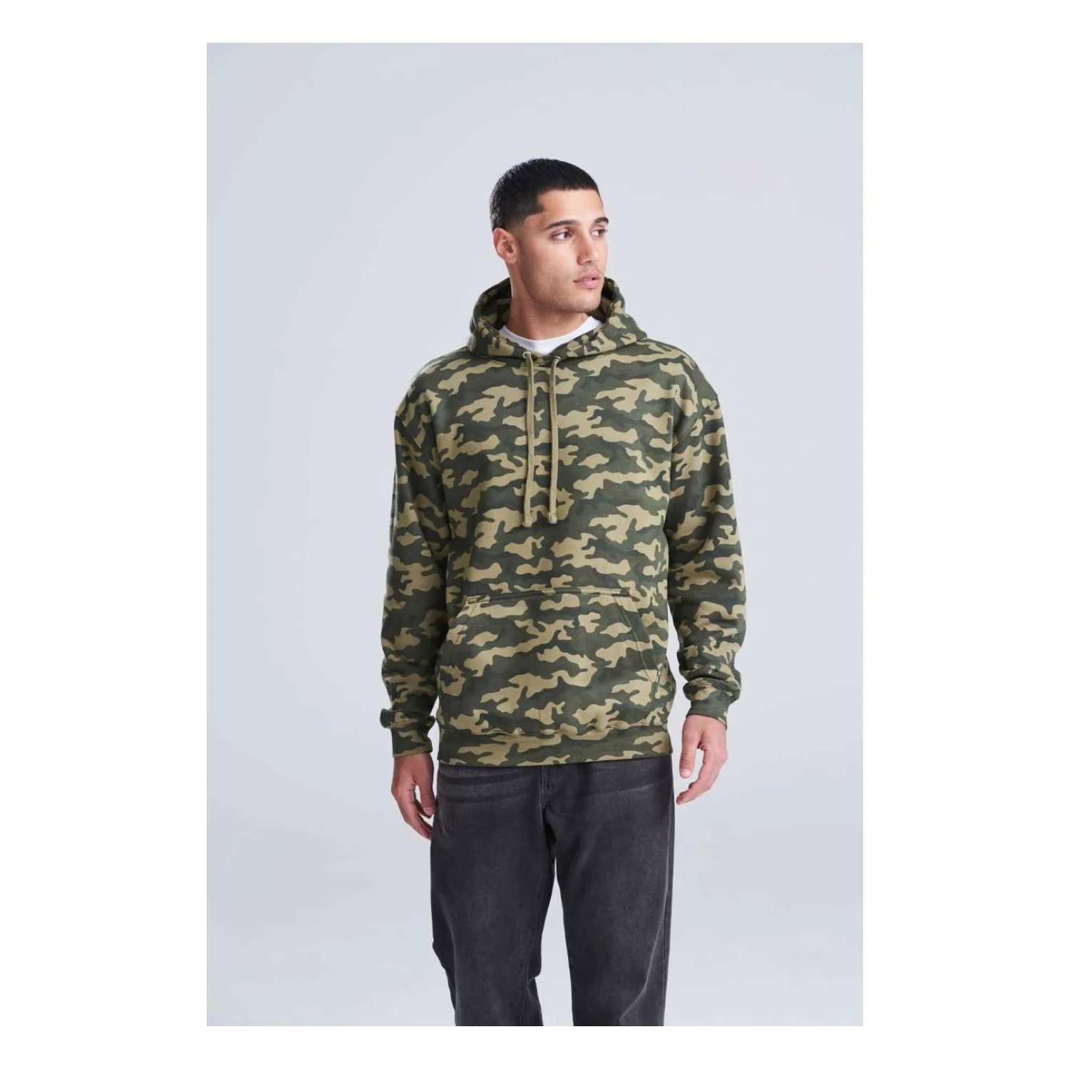 Just Hoods Camo kapucnis pulóver pulóverek és kardigán Blue Camo