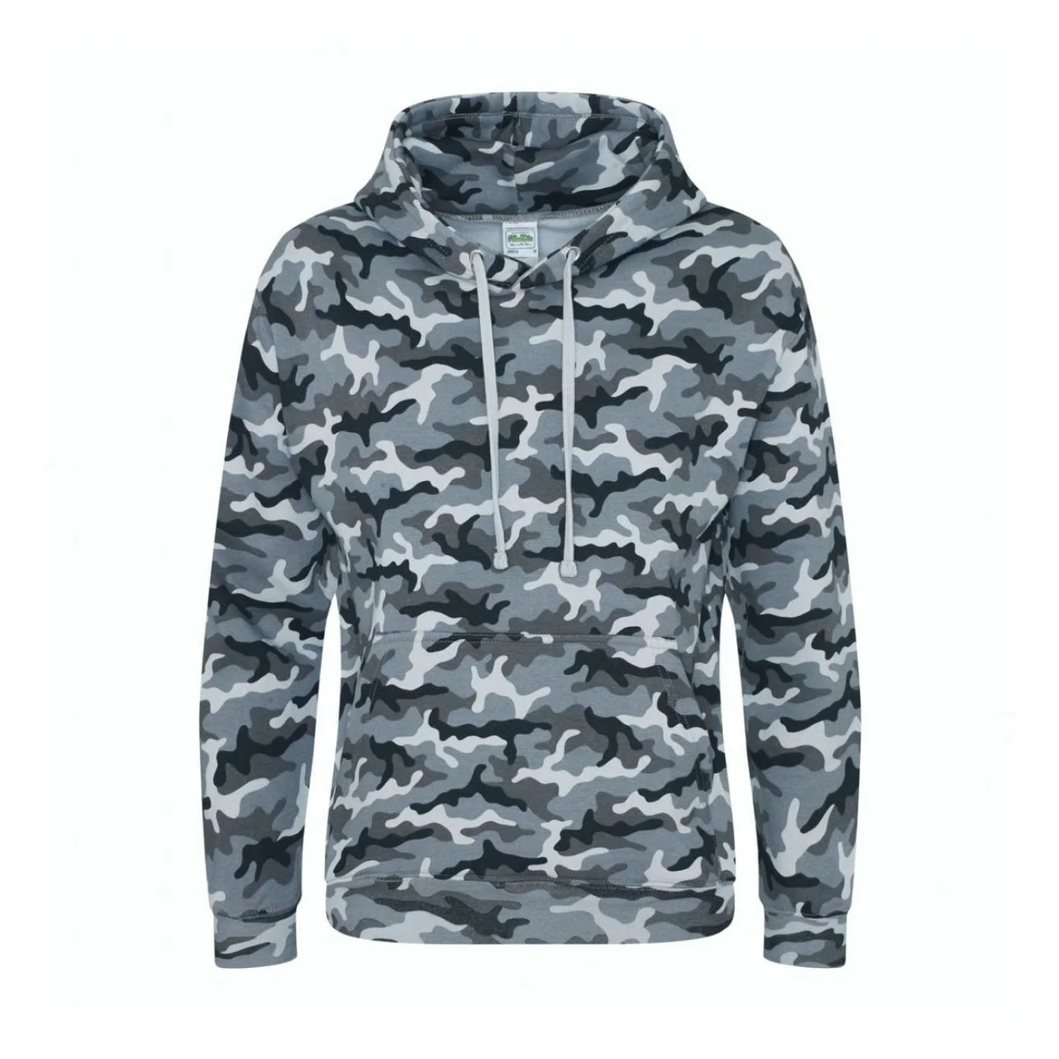 Just Hoods Camo kapucnis pulóver pulóverek és kardigán Grey Camo