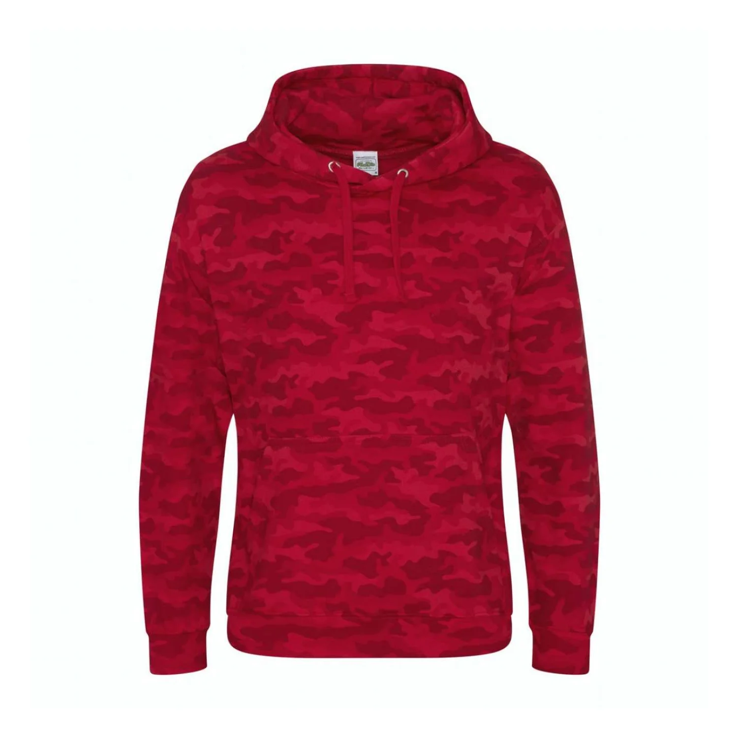 Just Hoods Camo kapucnis pulóver pulóverek és kardigán Red Camo