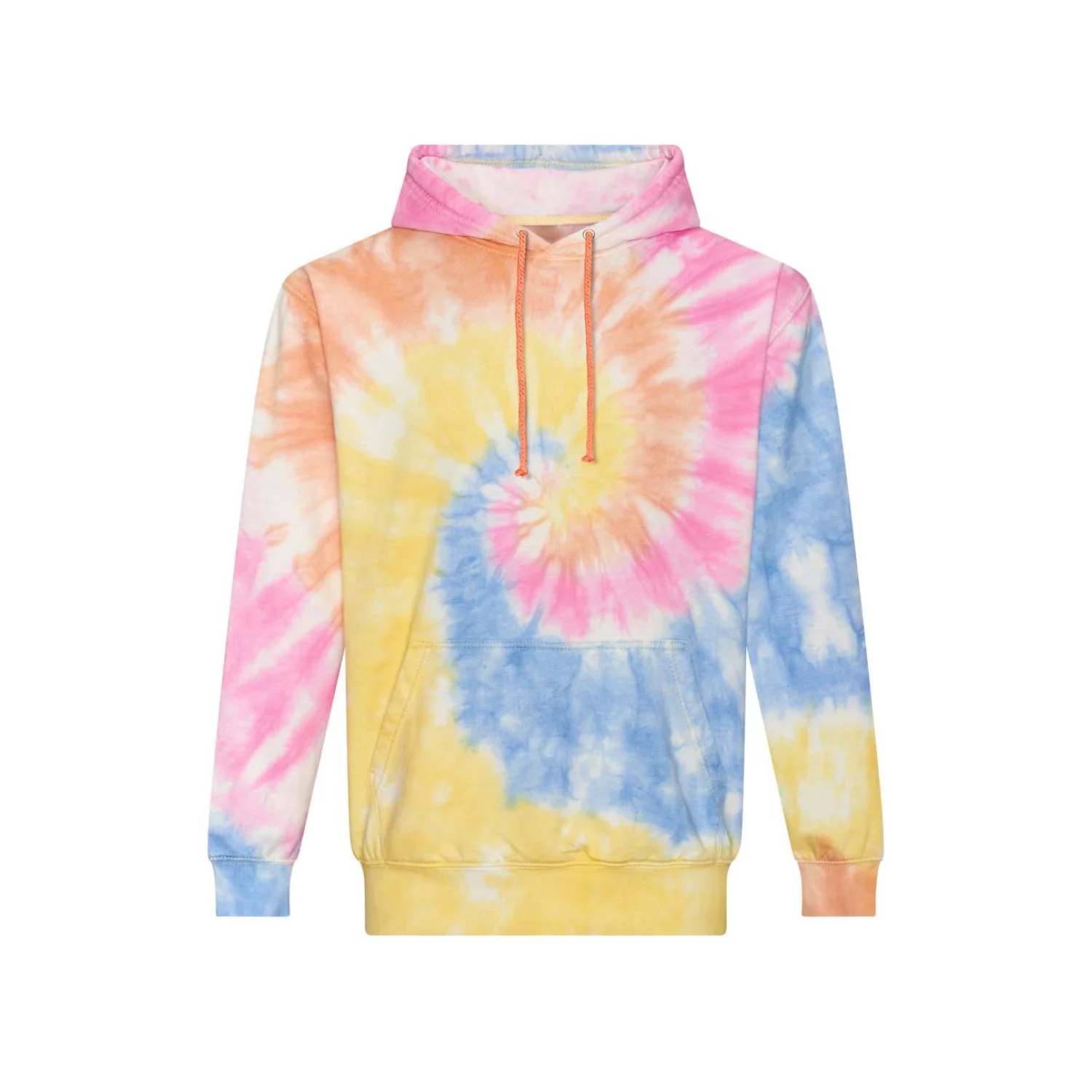 Just Hoods Batikolt kapucnis pulóver pulóverek és kardigán Tie-Dye Swirl