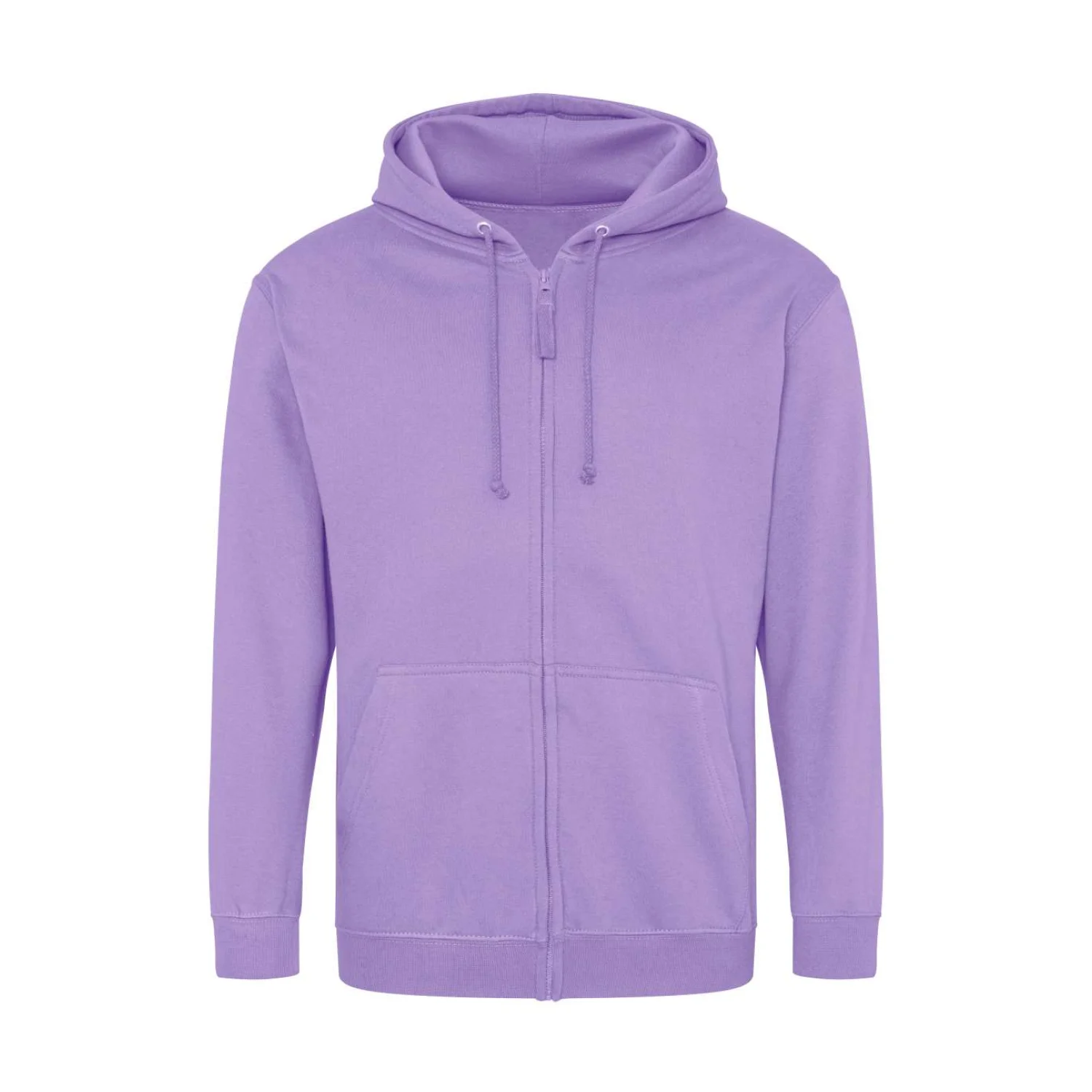 Just Hoods Cipzáras kapucnis pulóver pulóverek és kardigán Digital Lavender