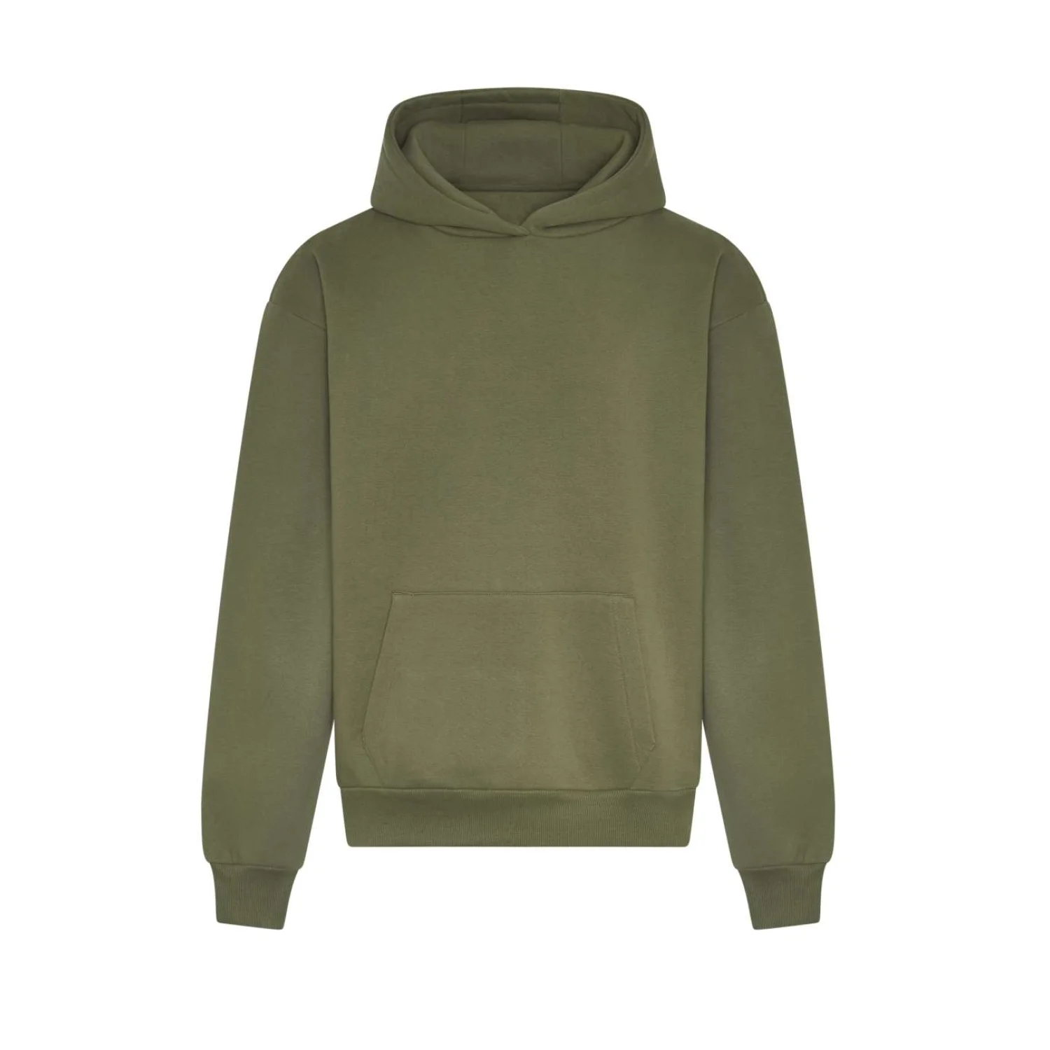 Just Hoods Heavyweight signature kapucnis pulóver pulóverek és kardigán Earthy Green