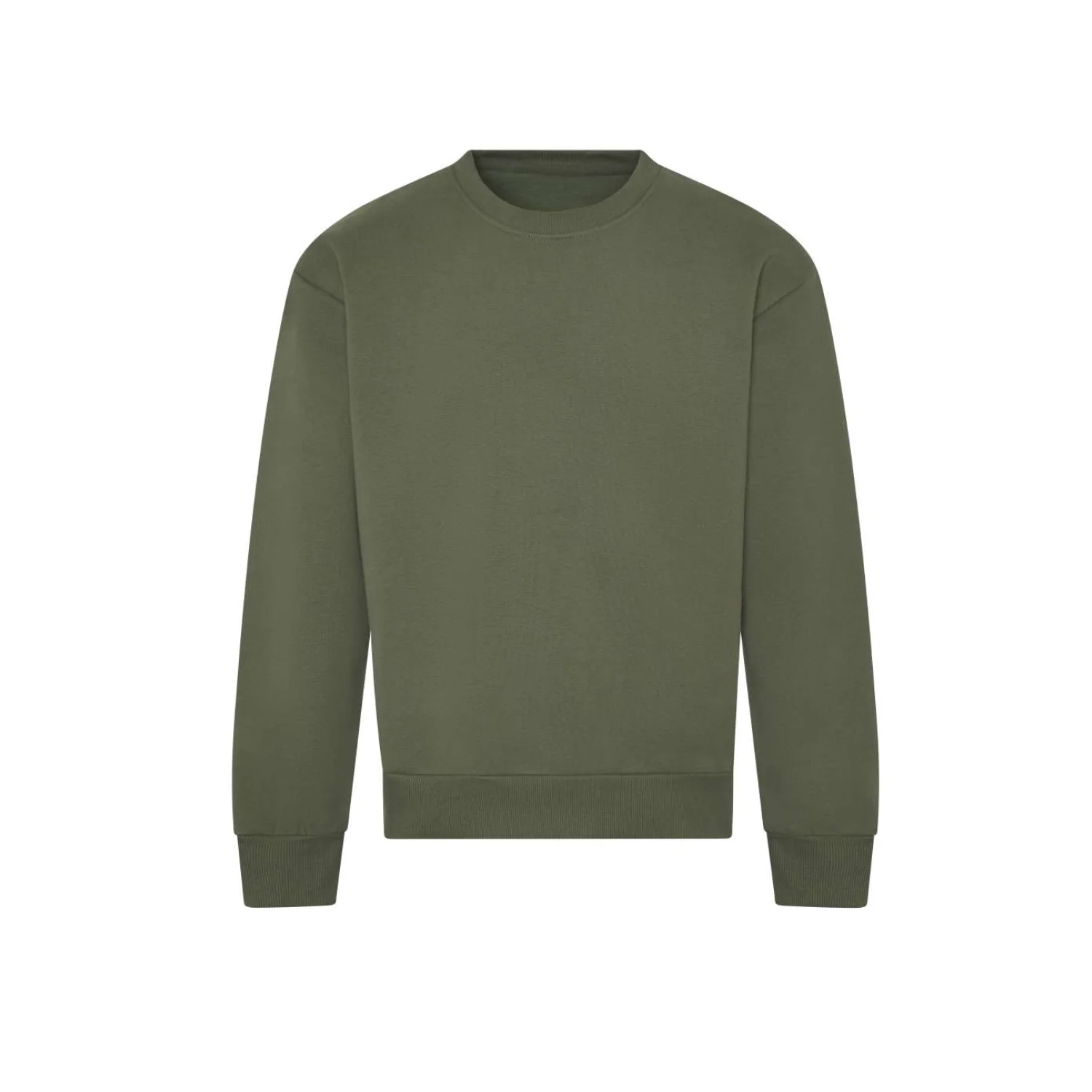 Just Hoods Signature heavyweight pulóver pulóverek és kardigán Earthy Green