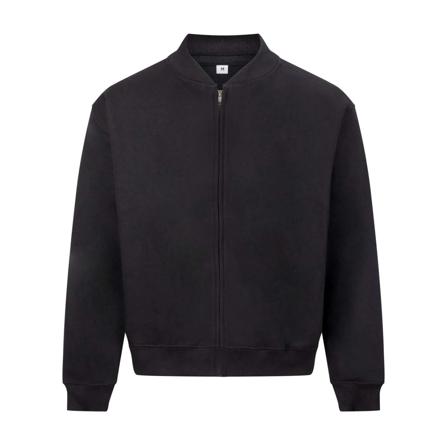 Just Hoods Signature vastag bomber pulóver pulóverek és kardigán Deep Black