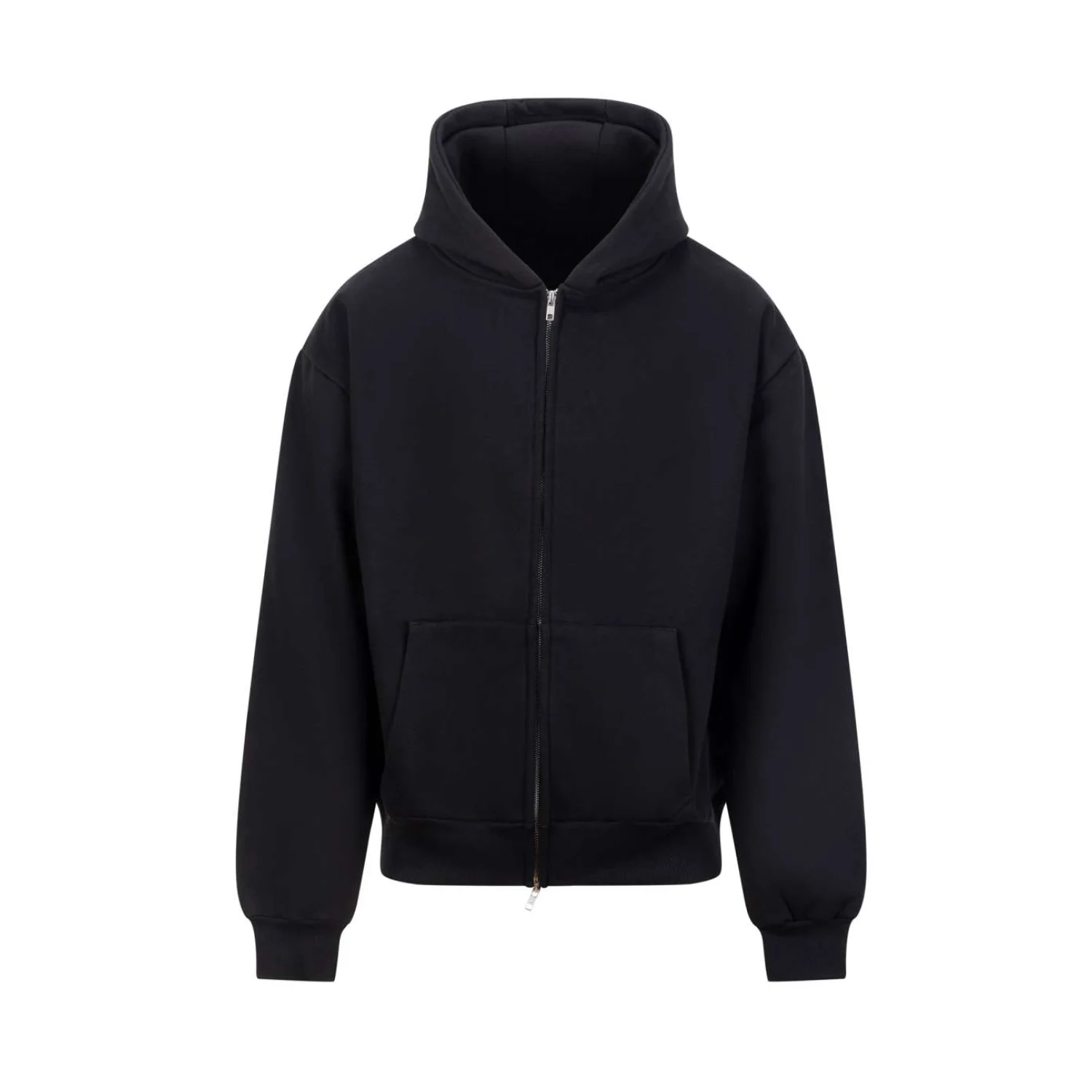 Just Hoods Signature heavyweight cipzáras kapucnis pulóver pulóverek és kardigán Deep Black