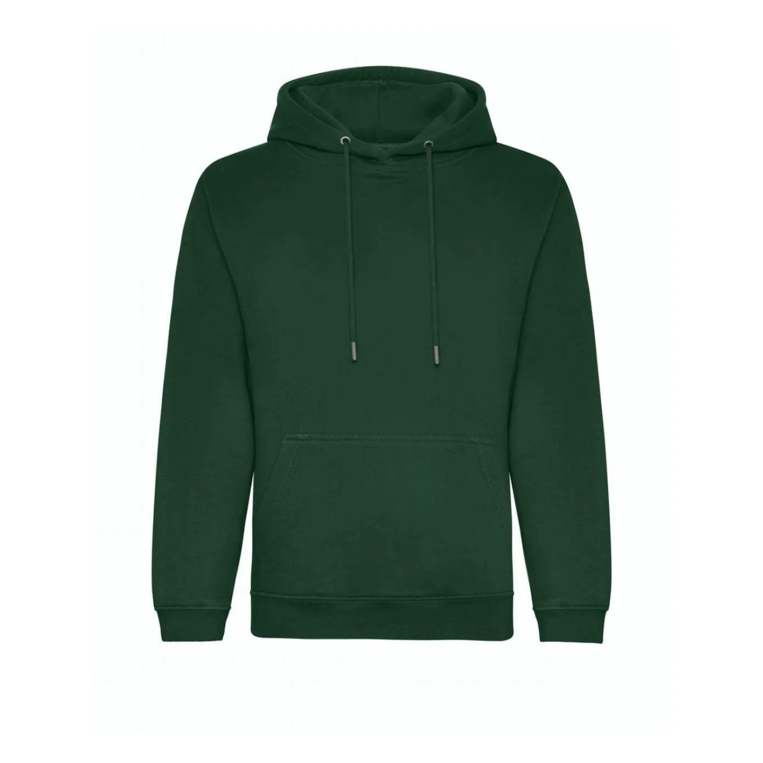 Just Hoods Organikus pamut kapucnis pulóver pulóverek és kardigán Bottle Green