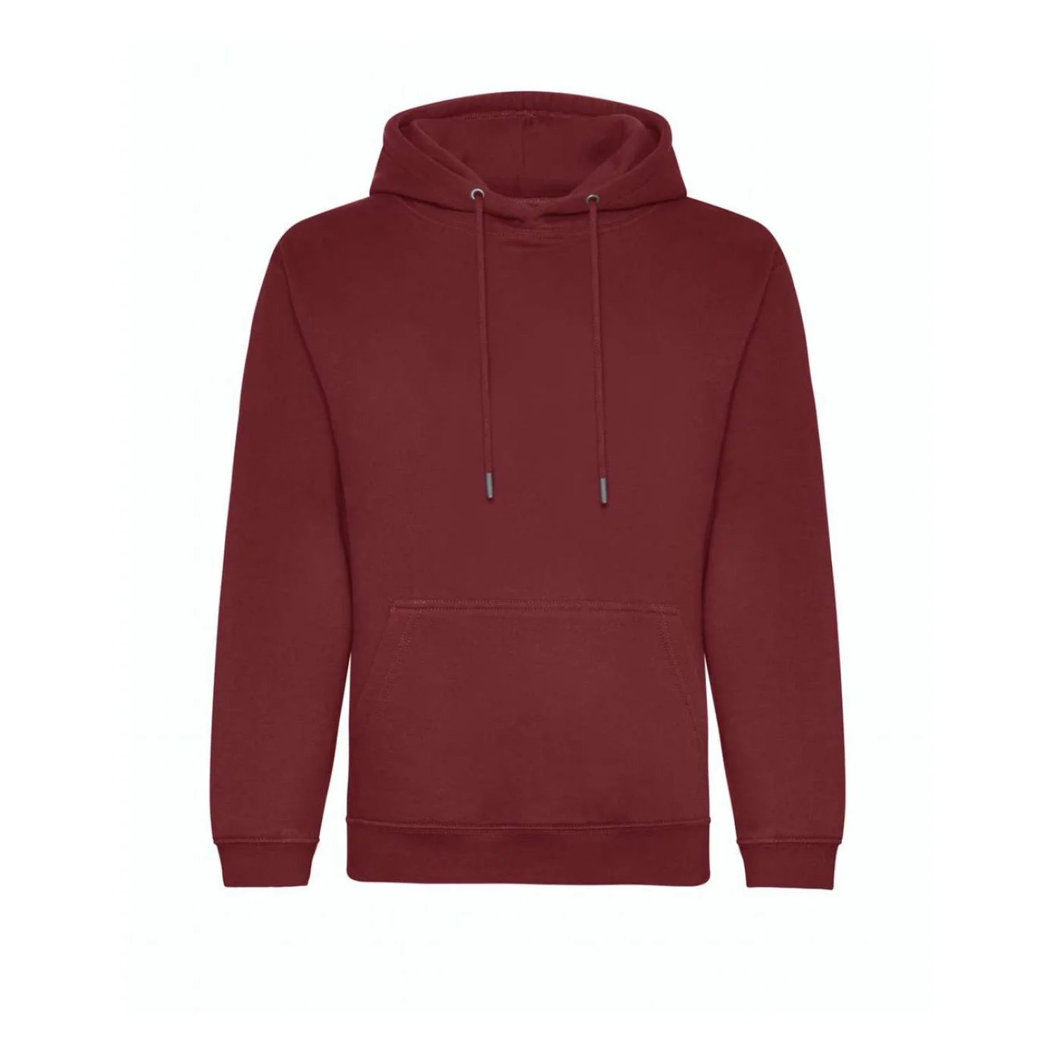 Just Hoods Organikus pamut kapucnis pulóver pulóverek és kardigán Burgundy
