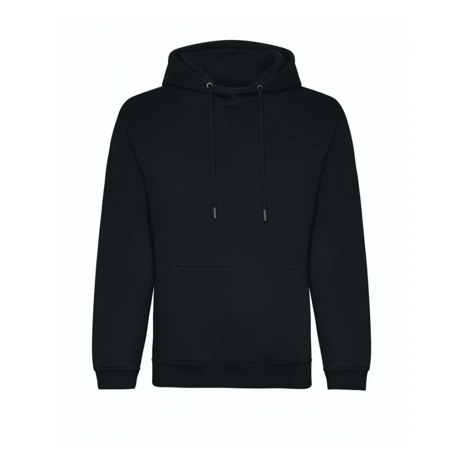 Just Hoods Organikus pamut kapucnis pulóver pulóverek és kardigán Deep Black