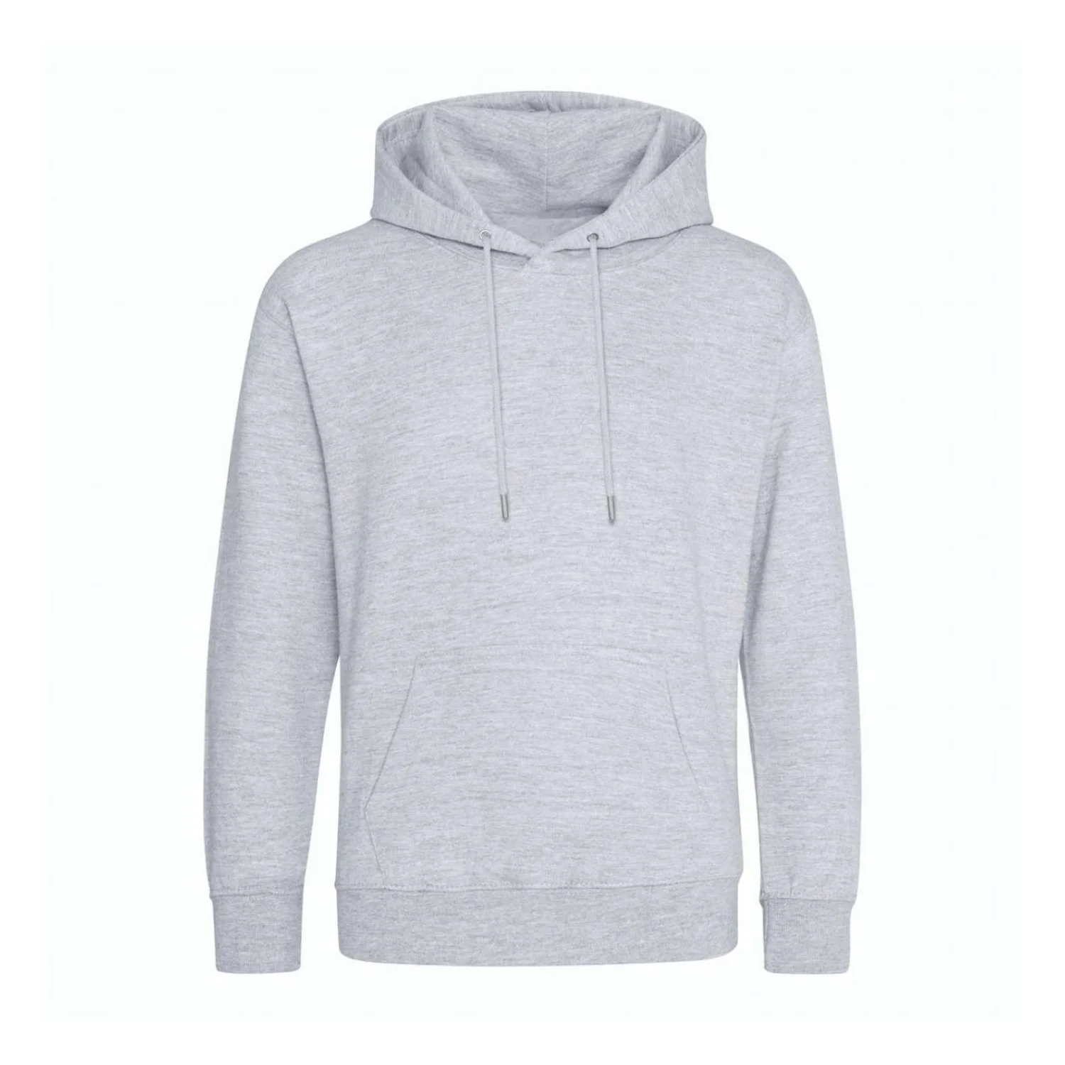 Just Hoods Organikus pamut kapucnis pulóver pulóverek és kardigán Heather Grey