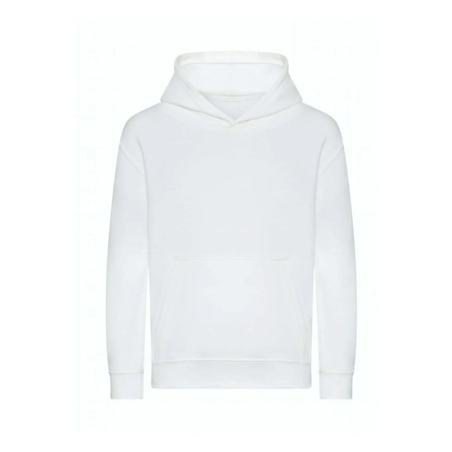 Just Hoods Gyermek organikus kapucnis pulóver pulóverek és kardigán Arctic White