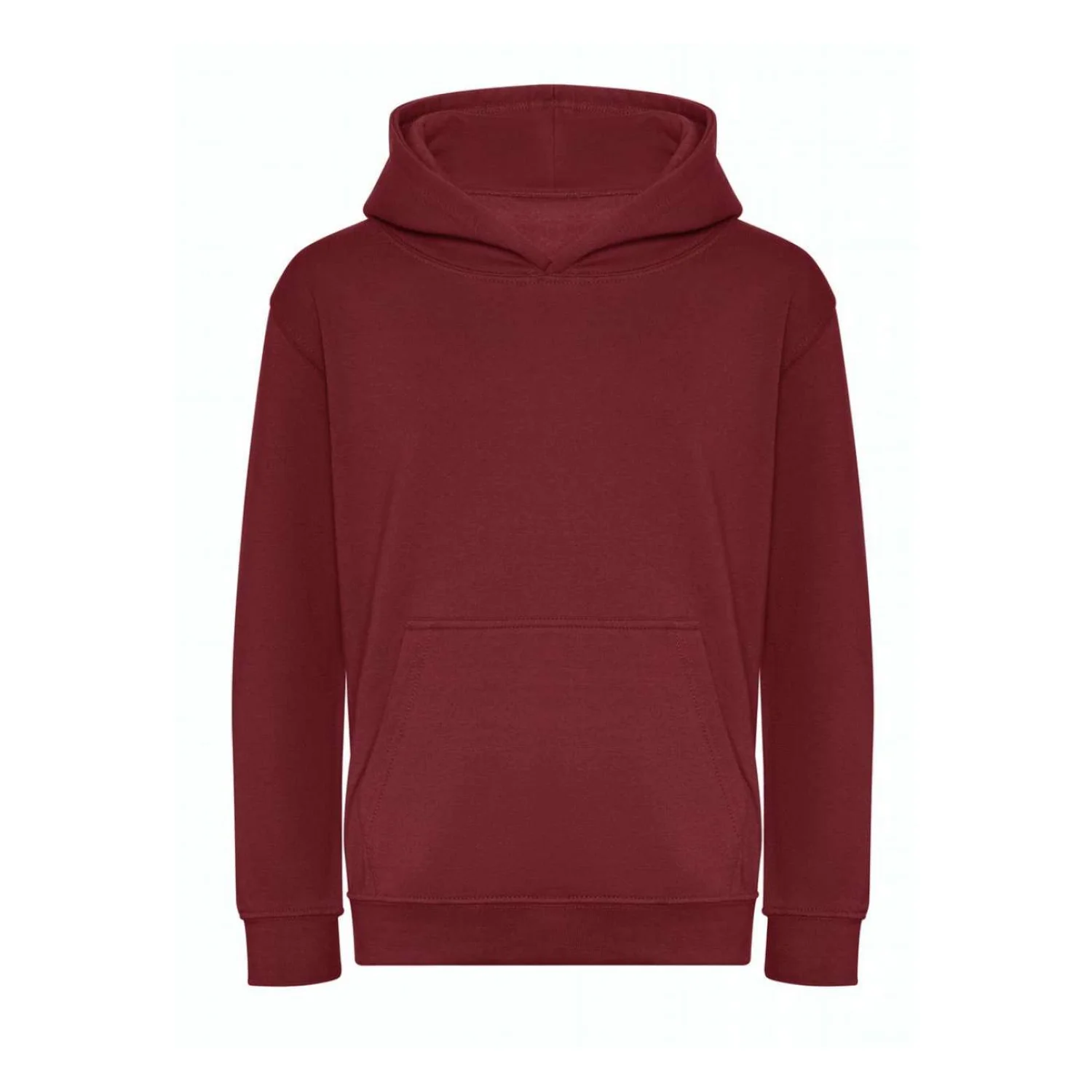 Just Hoods Gyermek organikus kapucnis pulóver pulóverek és kardigán Burgundy