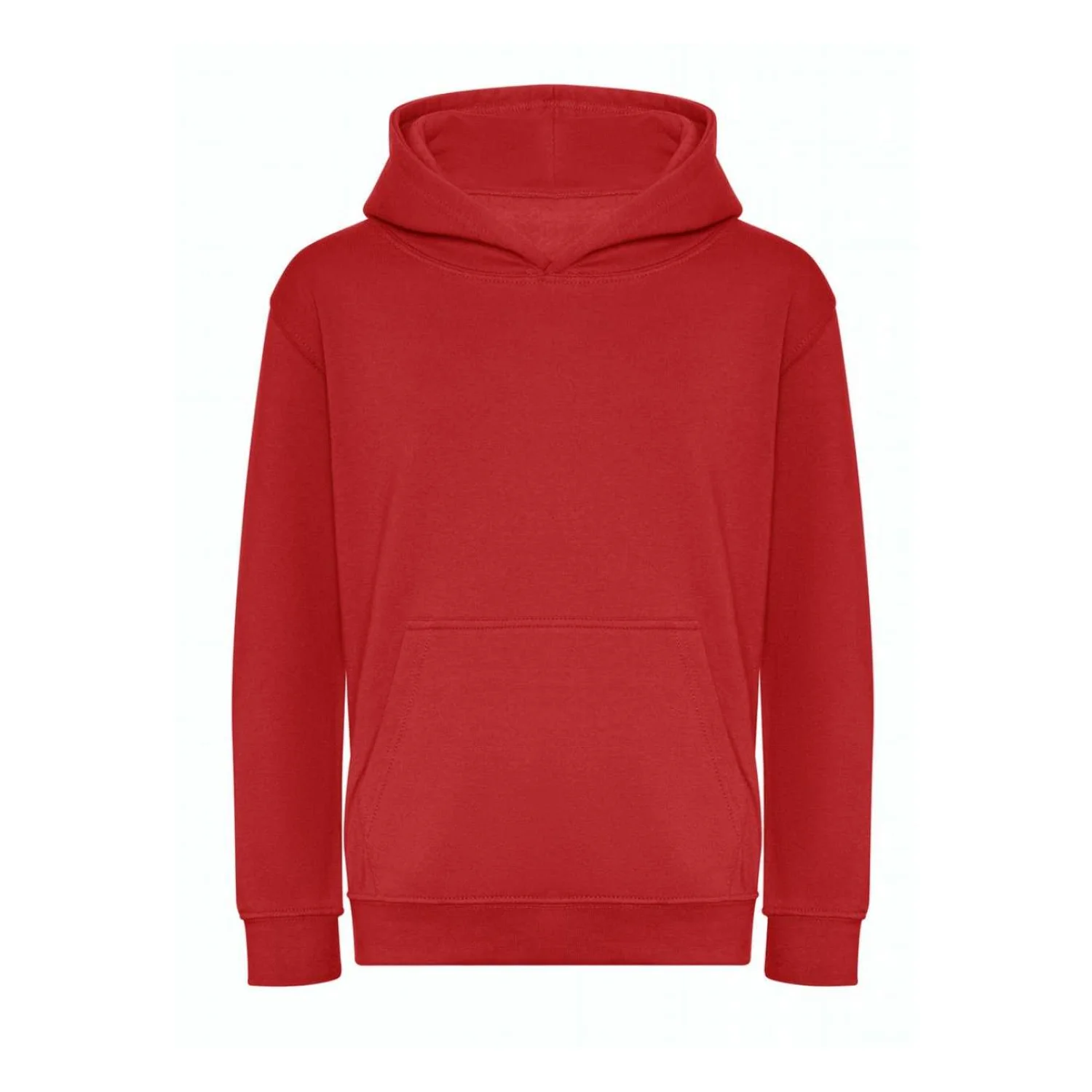 Just Hoods Gyermek organikus kapucnis pulóver pulóverek és kardigán Fire Red