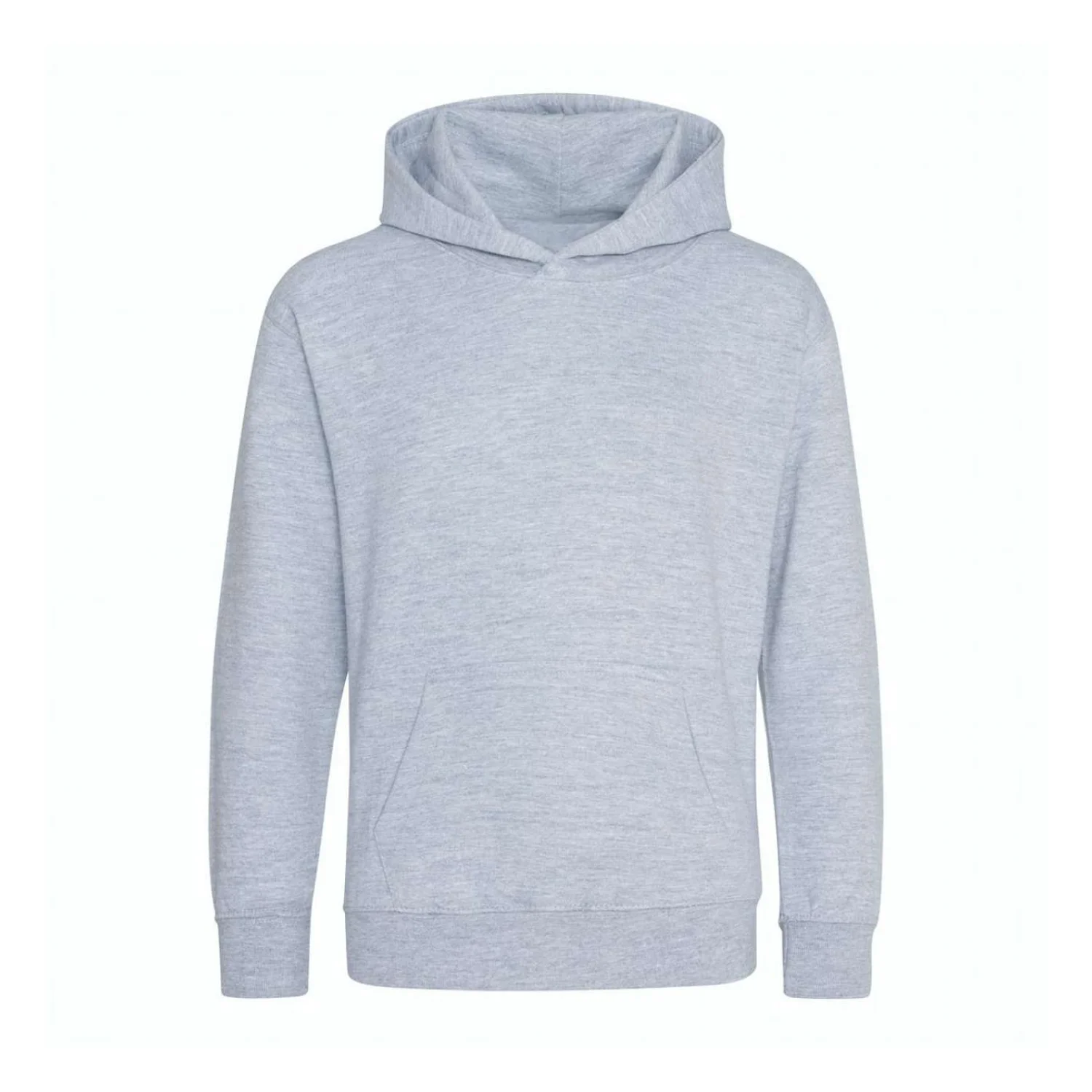 Just Hoods Gyermek organikus kapucnis pulóver pulóverek és kardigán Heather Grey
