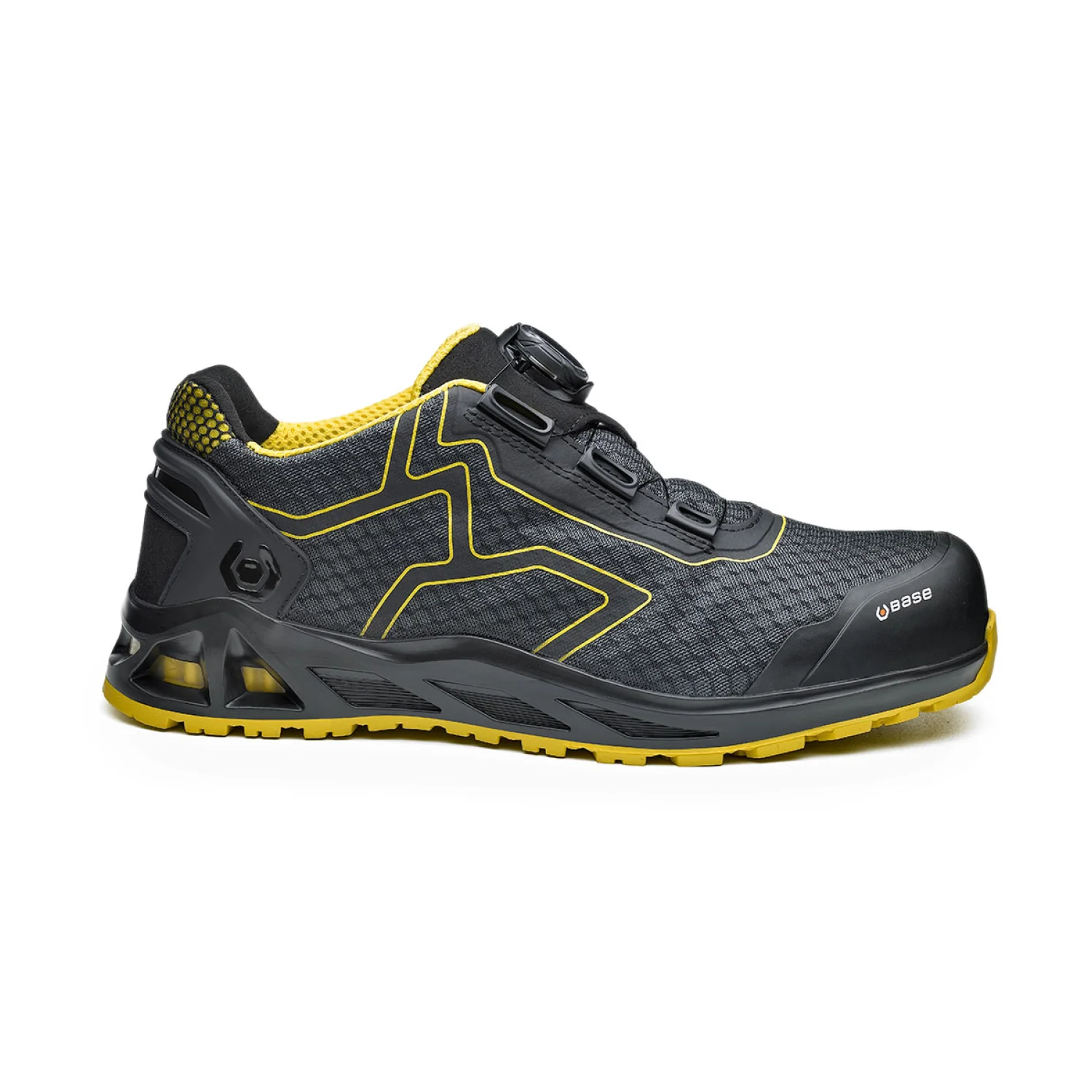 Portwest K-Jump/ K-Trek/ K-Rush S1 PS SC HRO FO SR S1 Fekete/Sárga