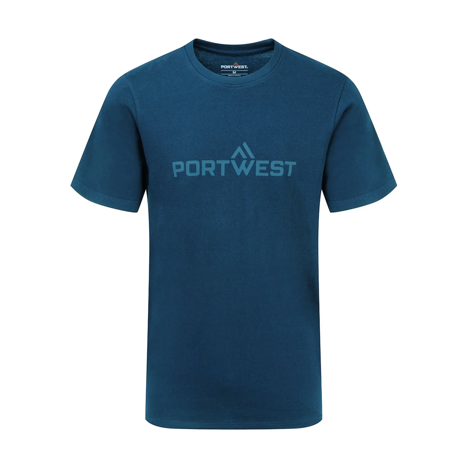 Portwest 3D dombornyomott "Portwest" feliratú póló Port Blue PW