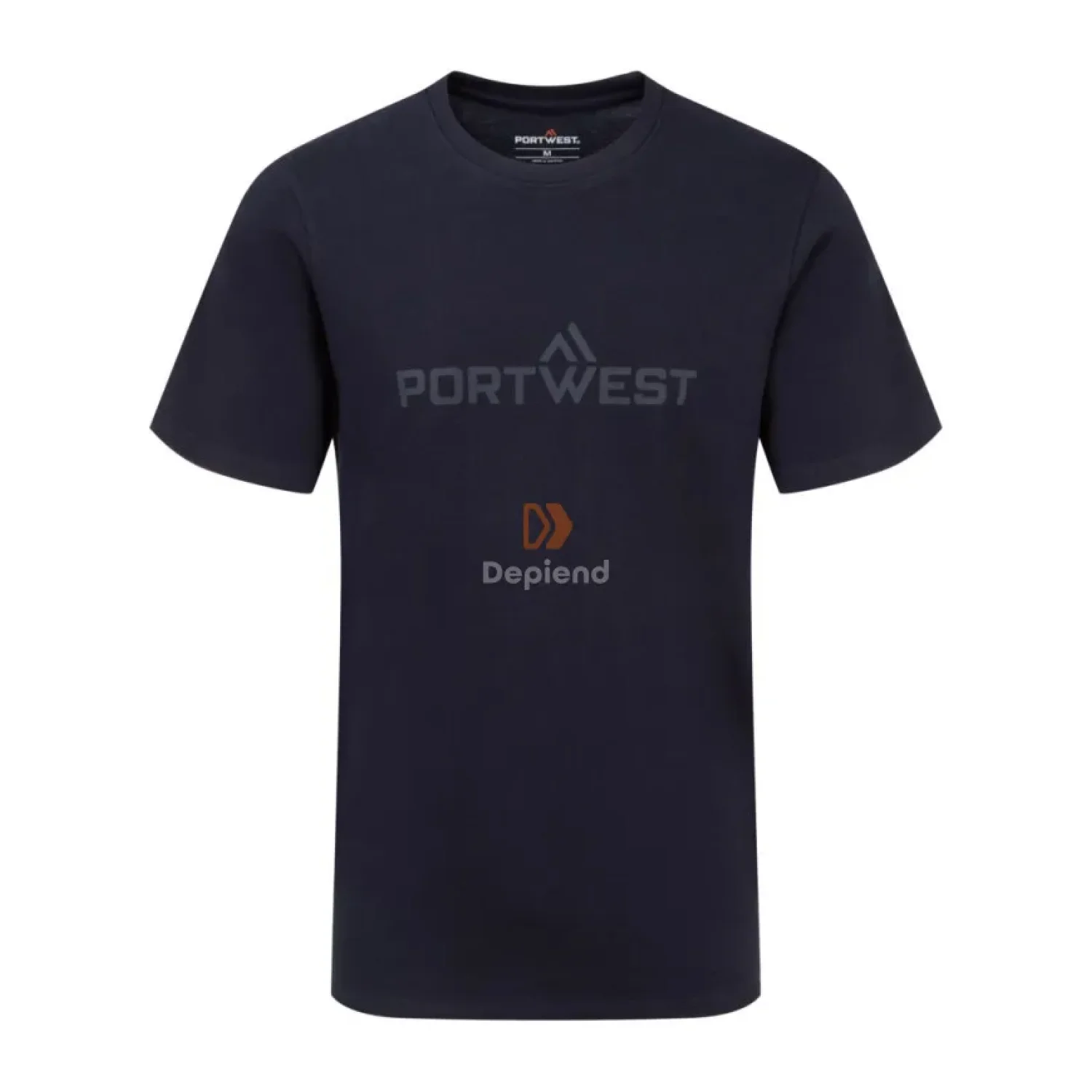 Portwest pamut póló S/S sötét tengerészkék