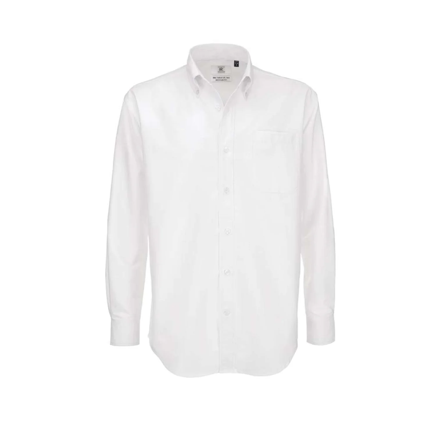 B&c oxford hosszú ujjú ing White