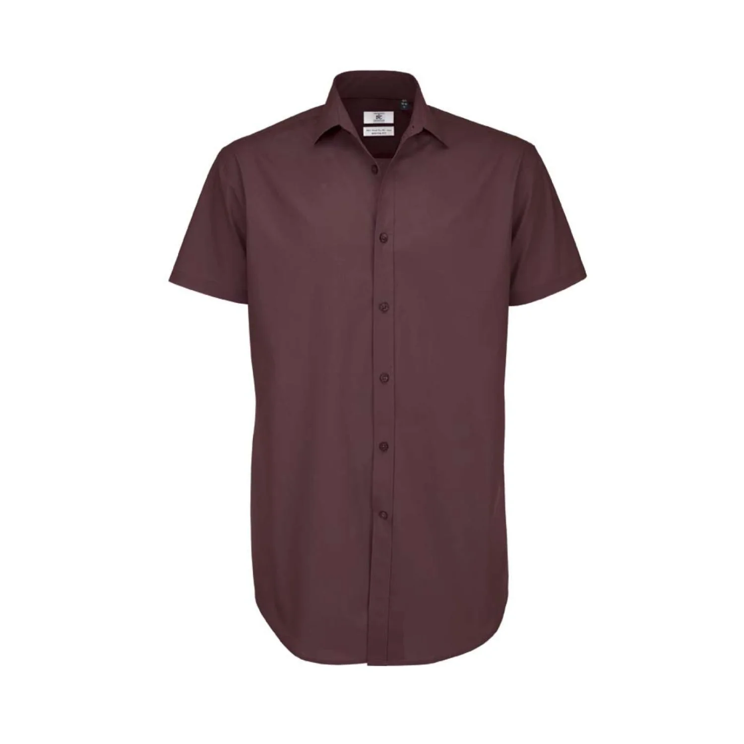 B&c black tie rövid ujjú ing /FÉRFI Luxurious Red