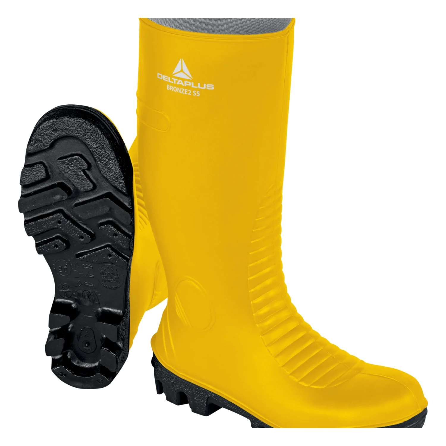 Delta Plus BRONZE2 S5 zöld PVC csizma S5 Sárga-Fekete