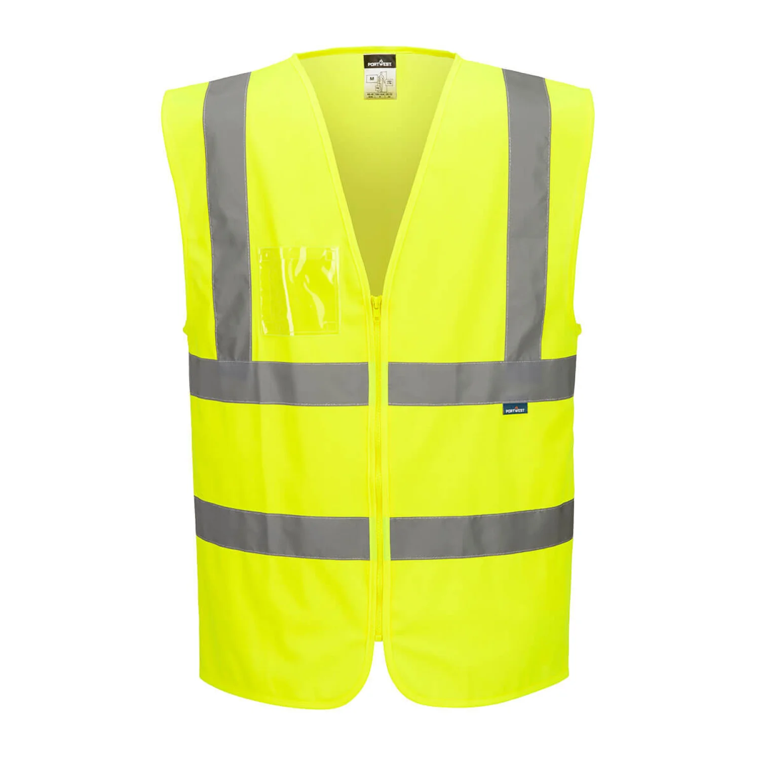 Portwest Hi-Vis cipzáras mellény sárga