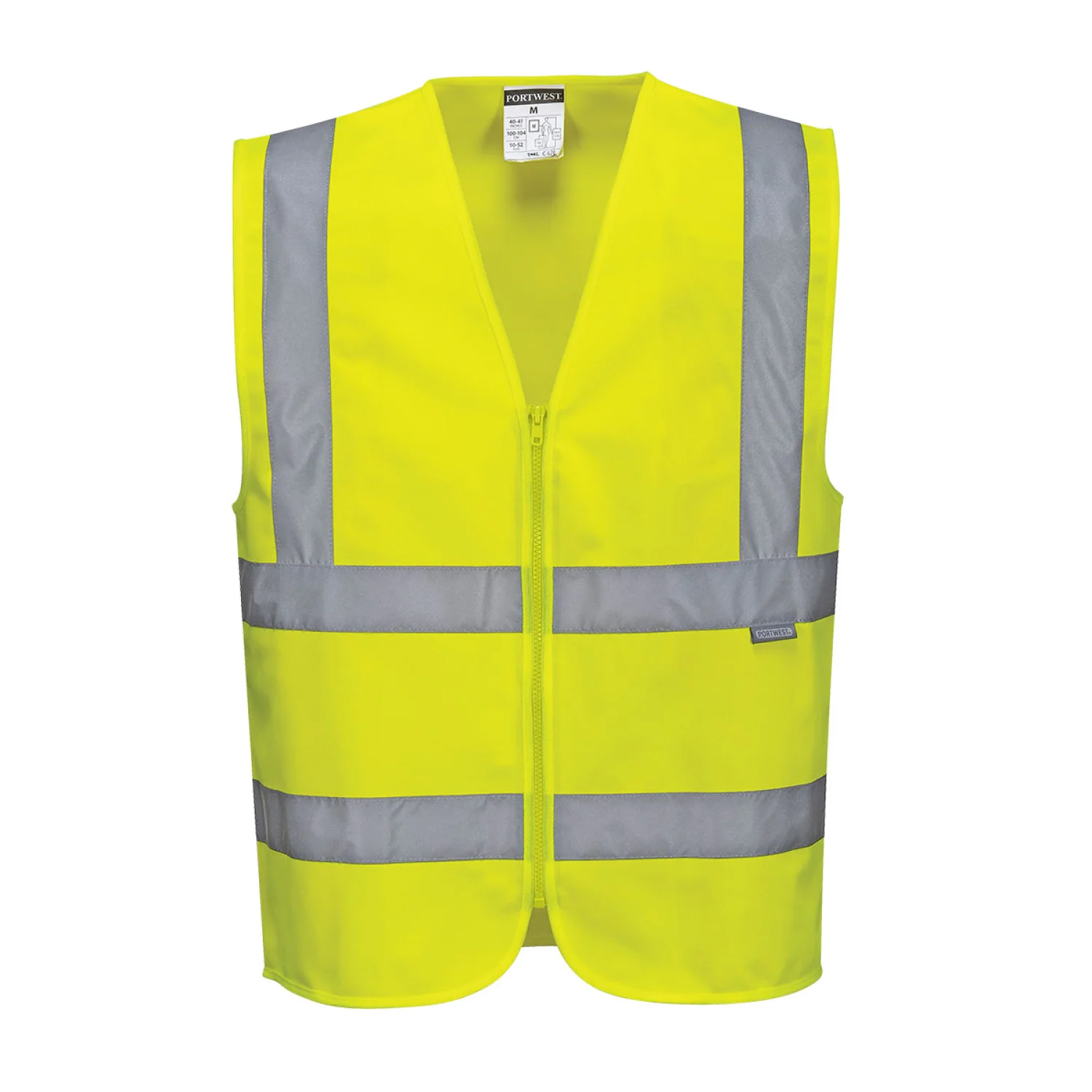 Portwest Hi-Vis cipzáras mellény sárga