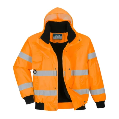 Portwest Hi-Vis 3 az 1-ben bomber dzseki