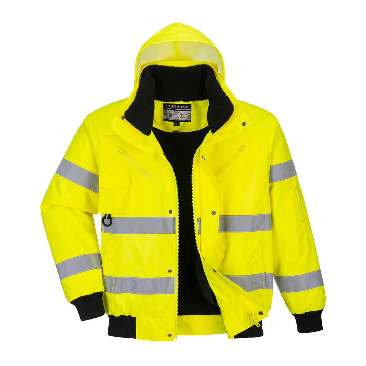 Portwest Hi-Vis 3 az 1-ben Bomber dzseki sárga