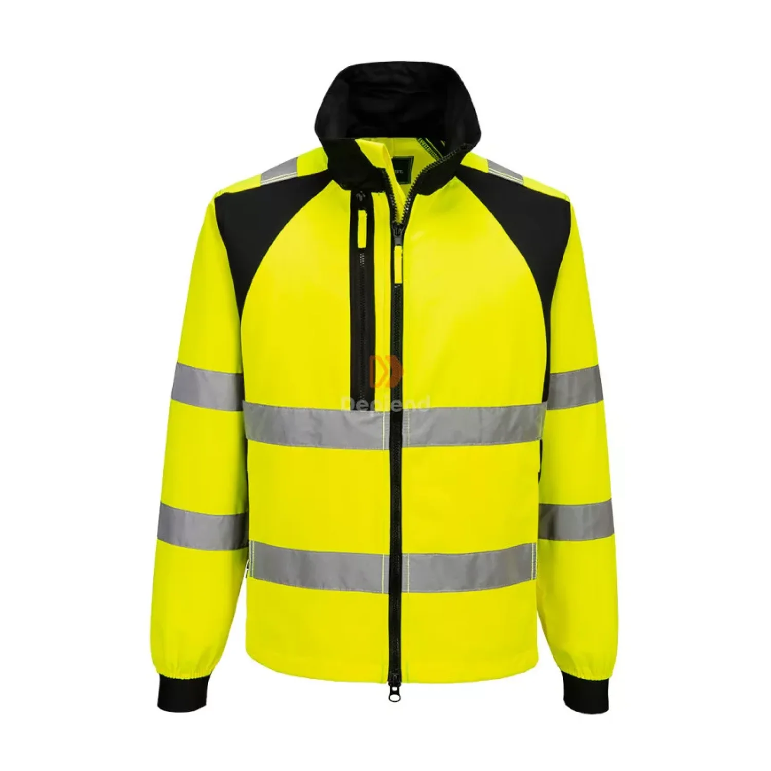Portwest WX2 Eco Hi-Vis Work kabát sárga / fekete