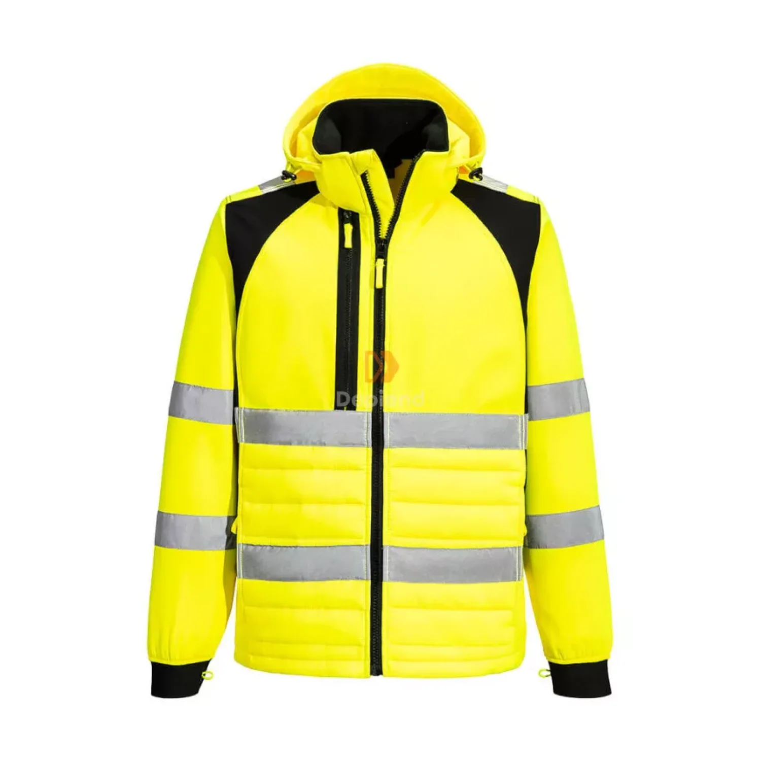 Portwest WX2 Eco Hi-Vis hibrid kabát sárga / fekete