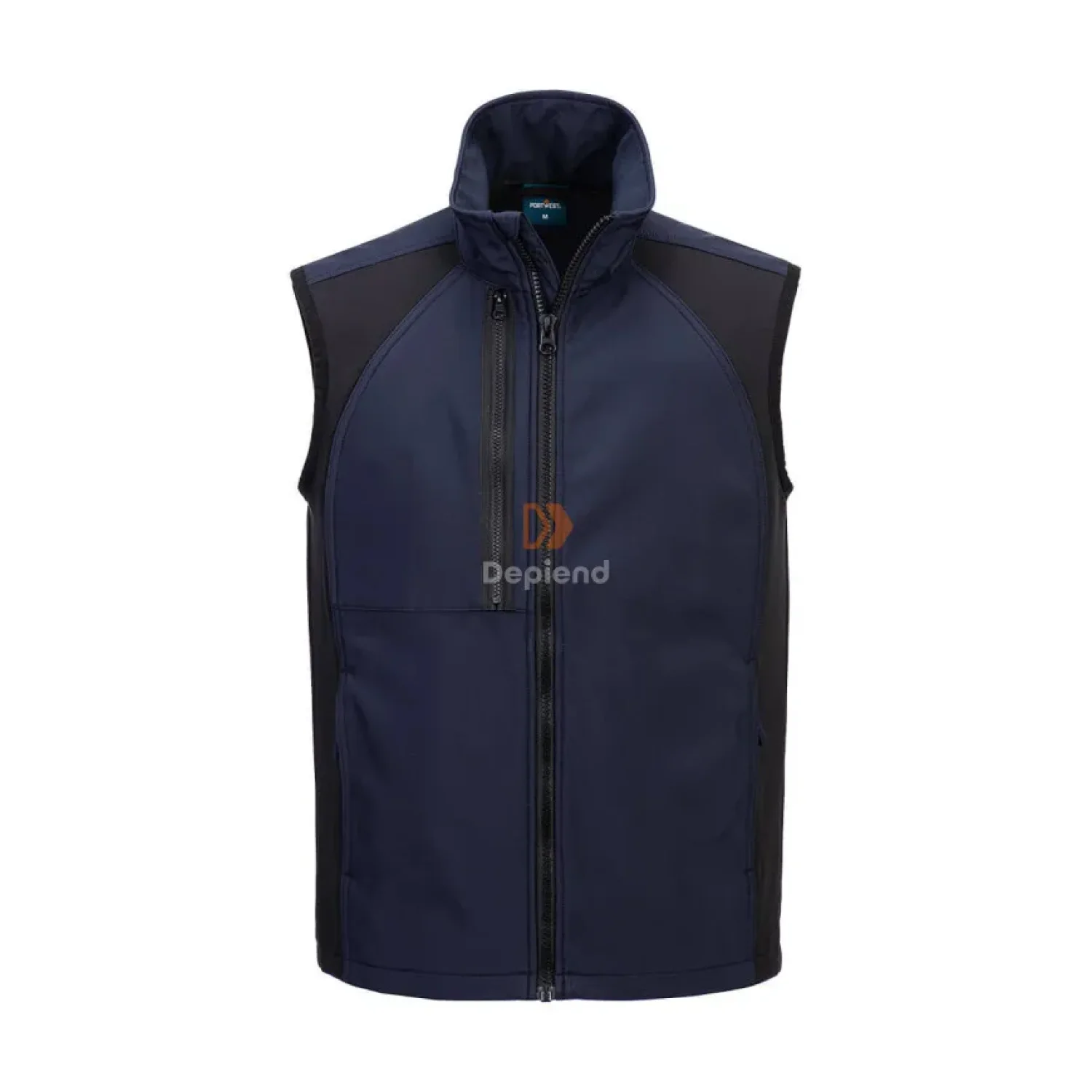 Portwest WX2 Eco Softshell mellény (2L) sötét tengerészkék