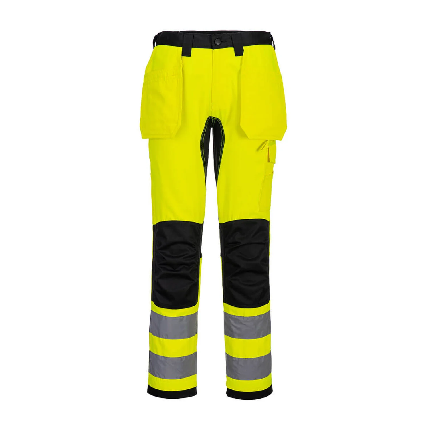 Portwest WX2 Eco Hi-Vis Holster Pocket Trousers sárga / fekete