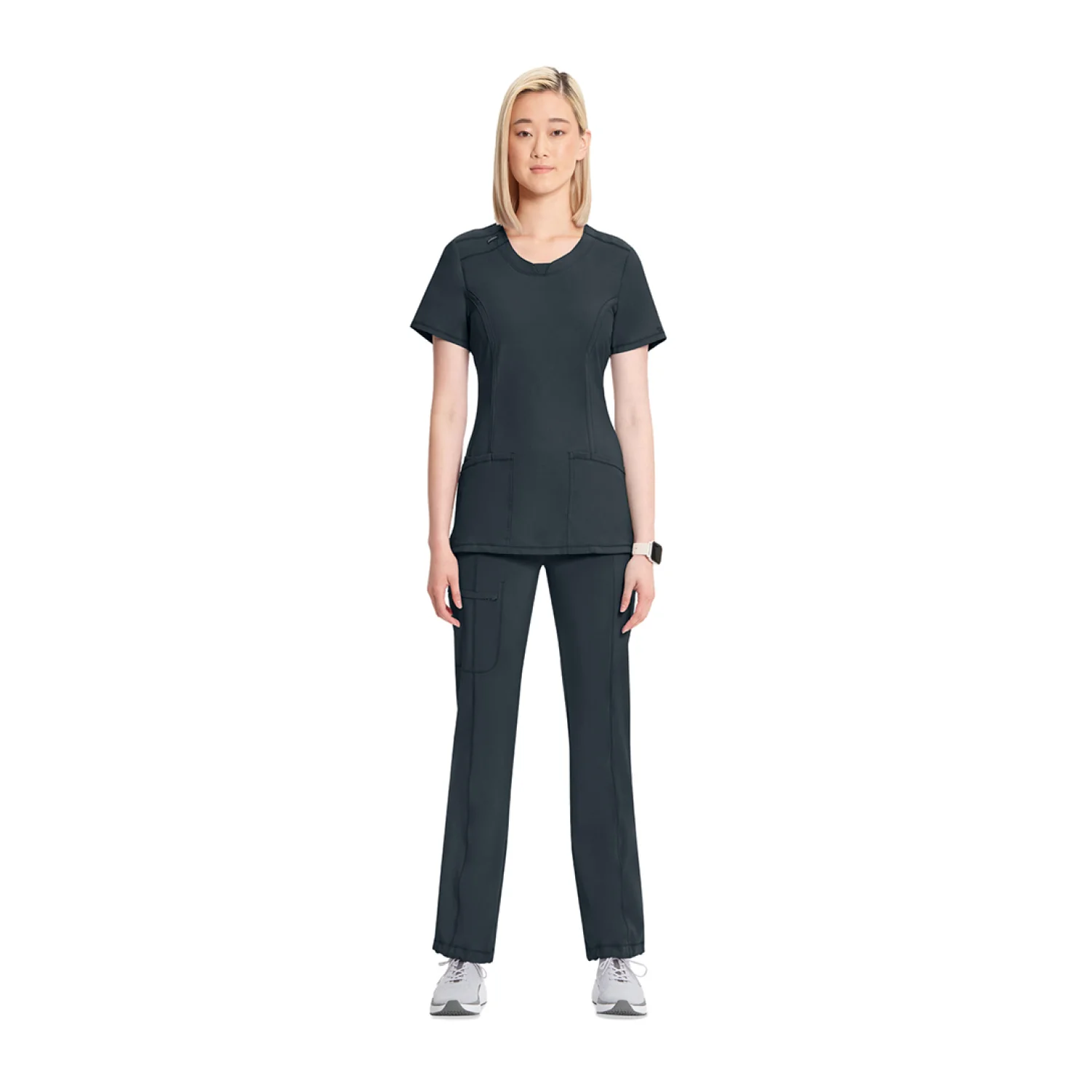 Infinity Women's blouse CKE2624A caribbean blue Dark grey