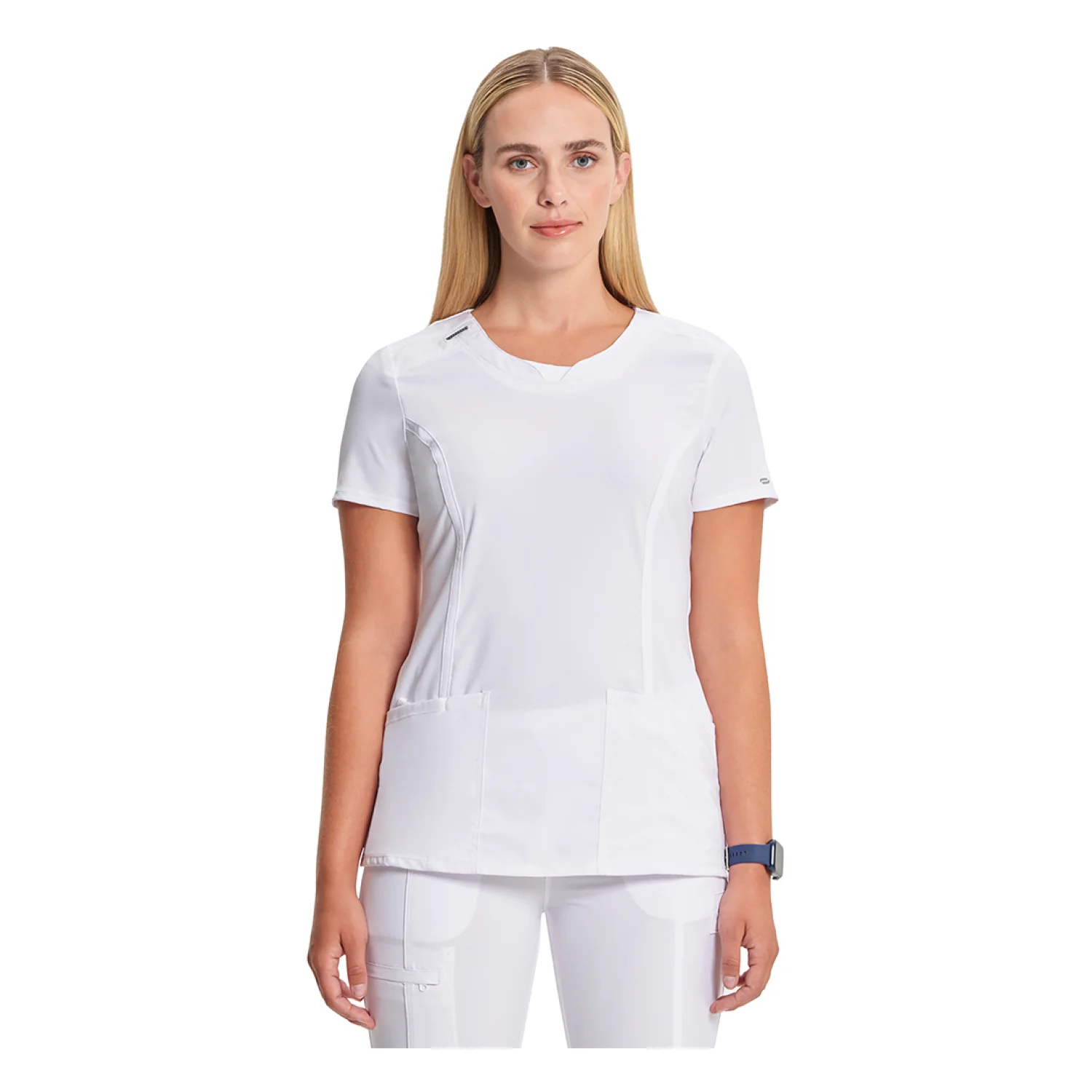 Infinity Women's blouse CKE2624A caribbean blue White