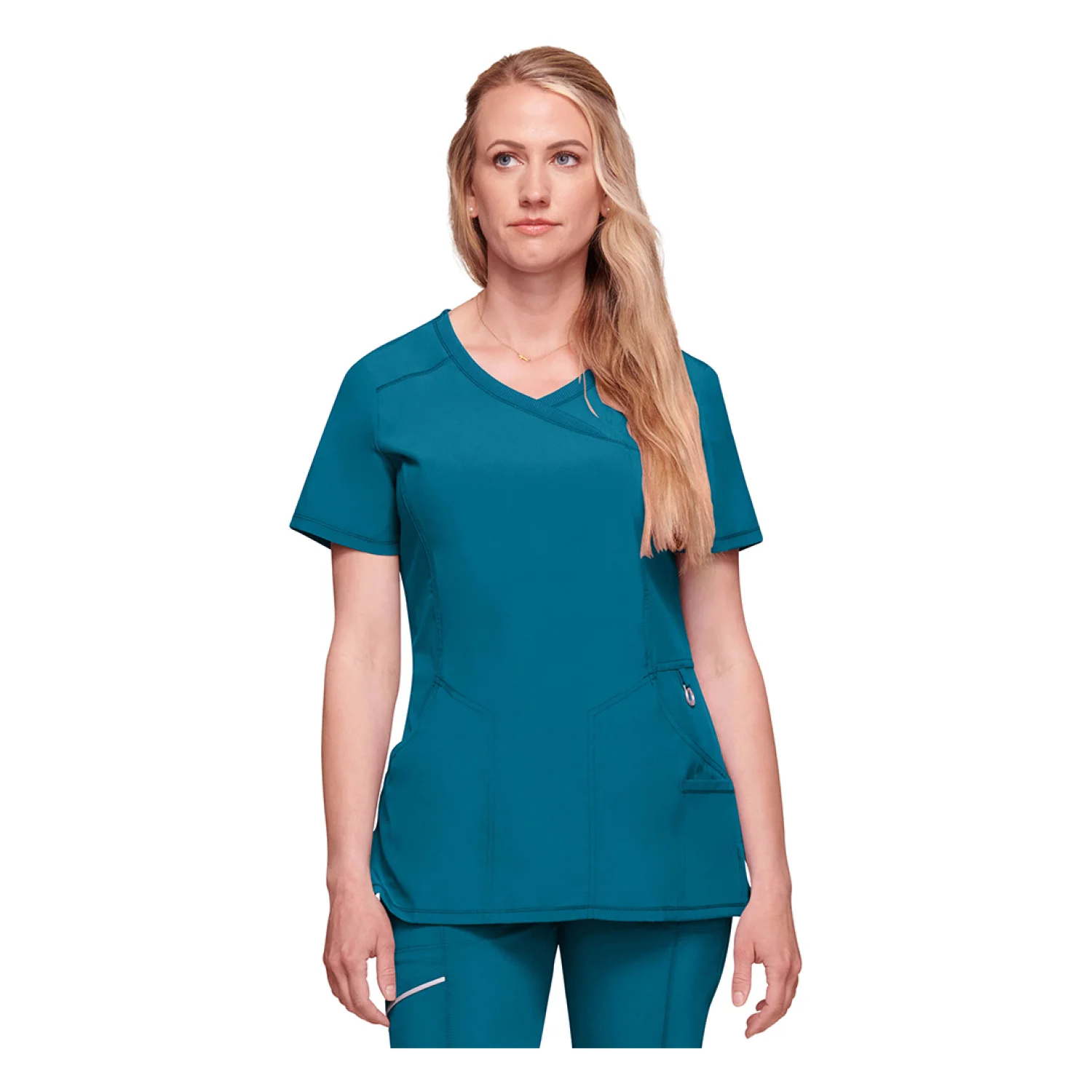 Infinity Women's blouse CKE2625A turquoise Caribian blue