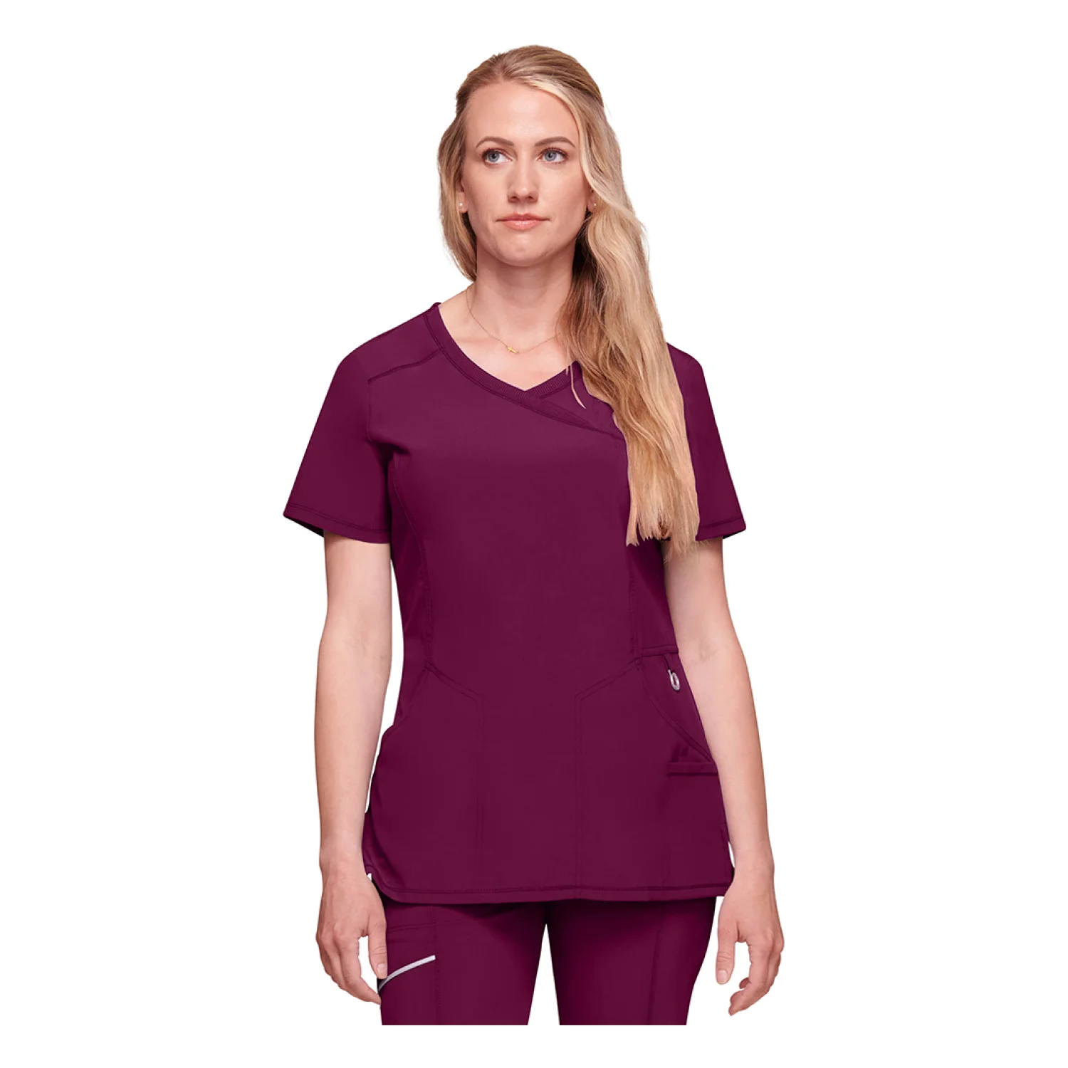 Infinity Women's blouse CKE2625A turquoise Dark red