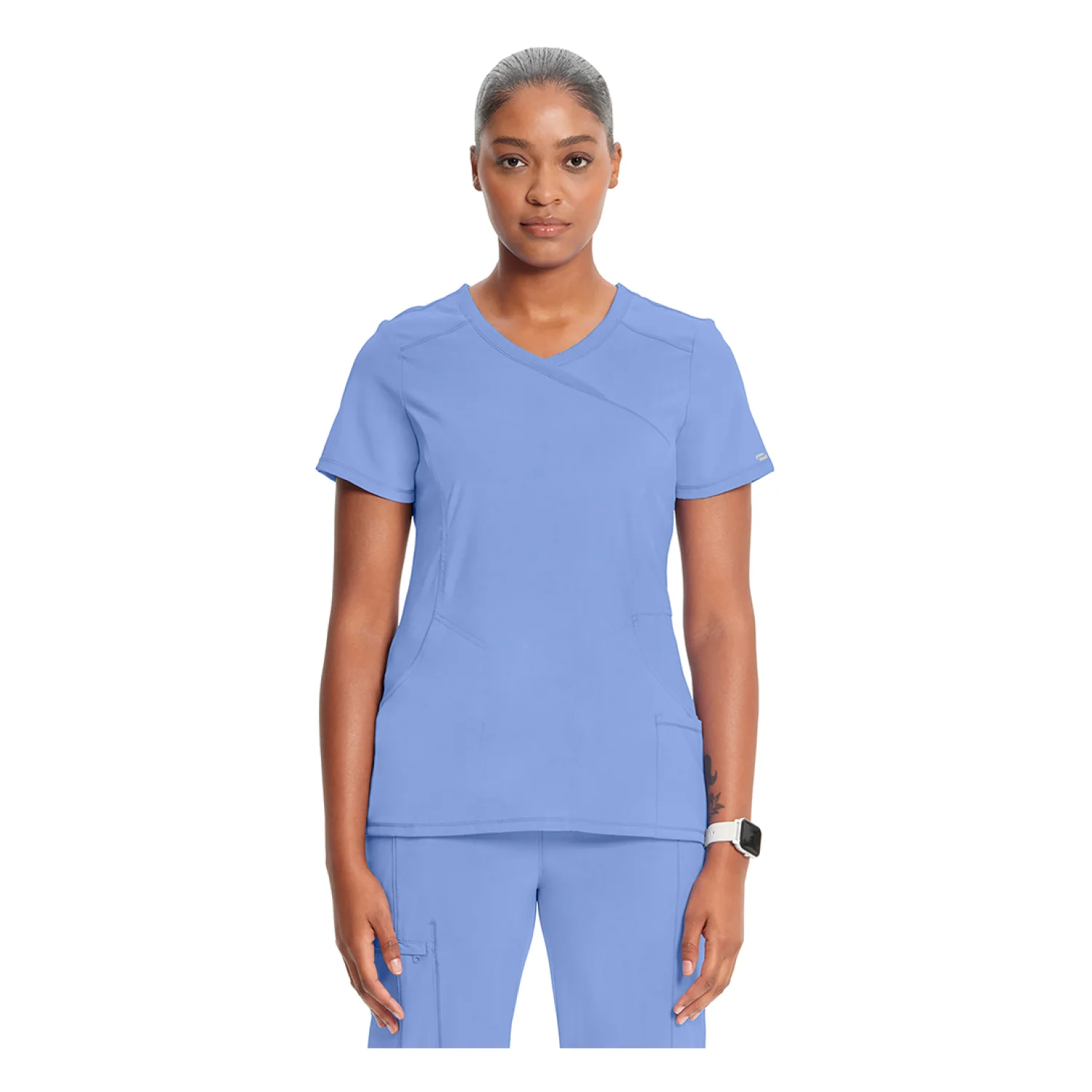 Infinity Women's blouse CKE2625A turquoise Light blue