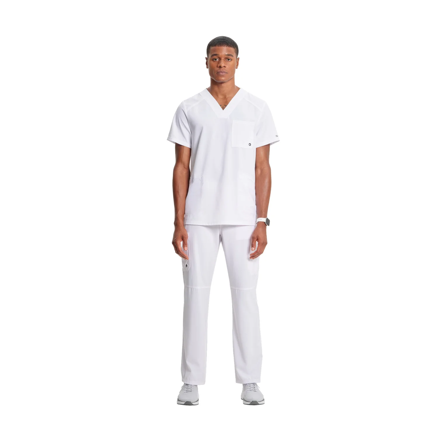 Infinity Men's blouse CKE900A caribbean blue White