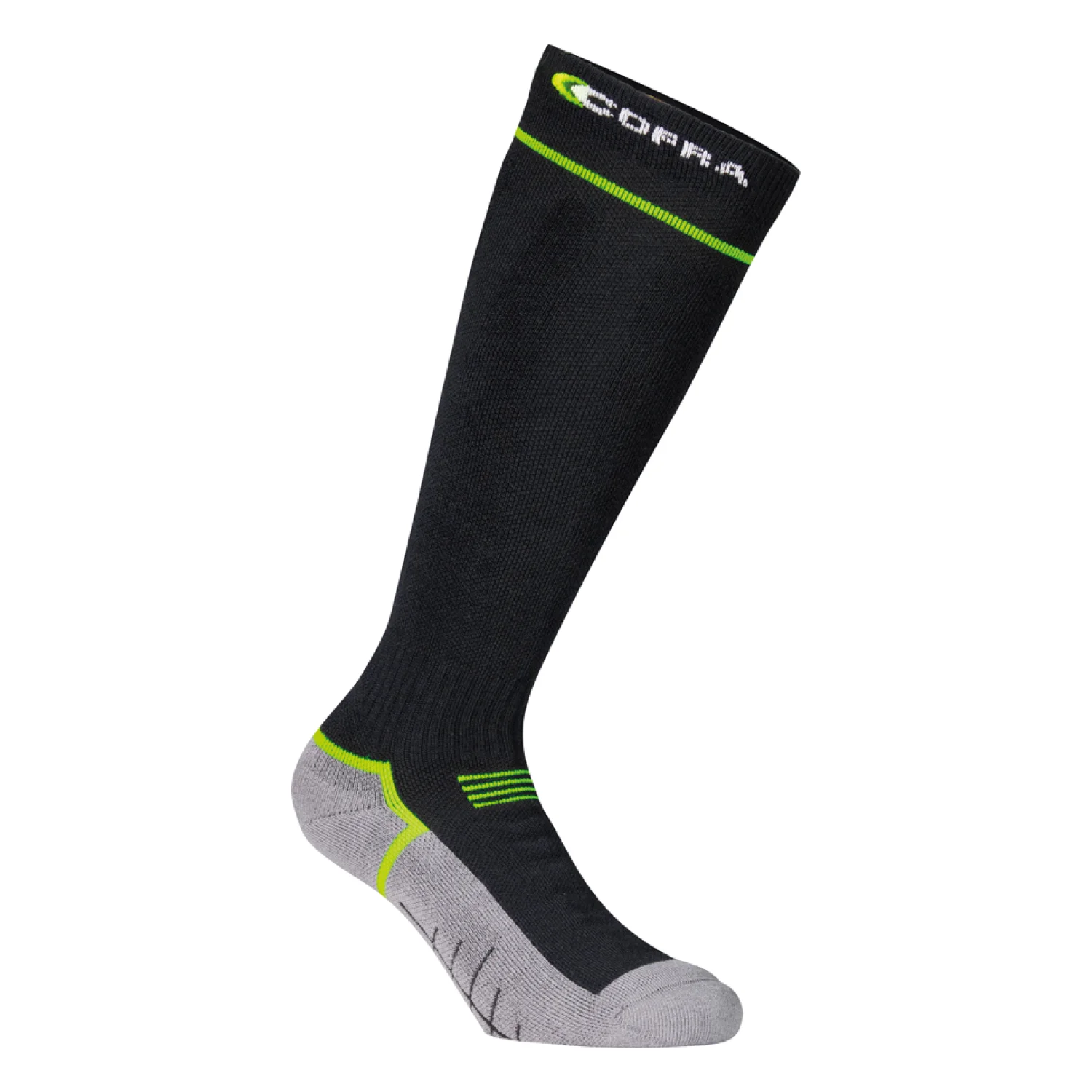 COFRA Thermalpro elasztikus térdzokni Fekete/grig/lime