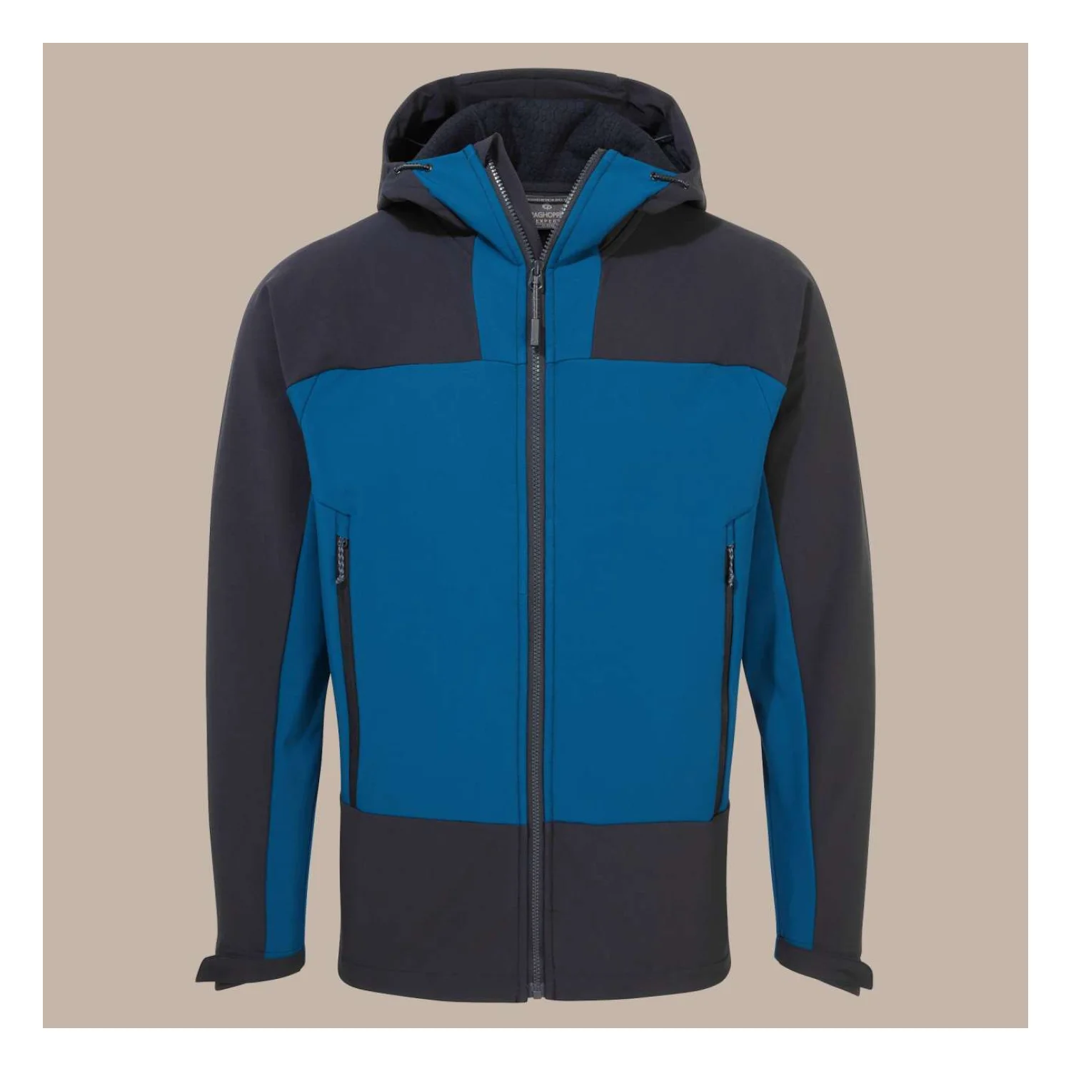 Craghoppers Expert active kapucnis softshell dzseki Poseidon Blue/Dark Navy