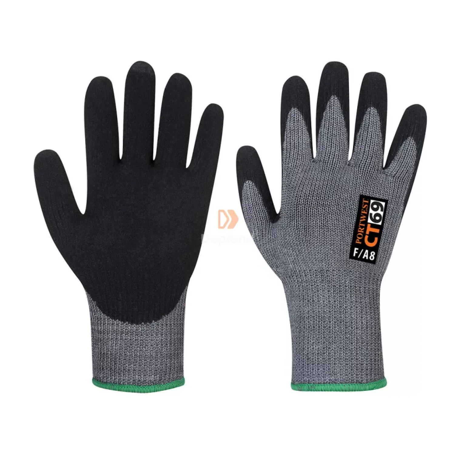 Portwest CT69 AHR+ Nitril hab szürke/fekete