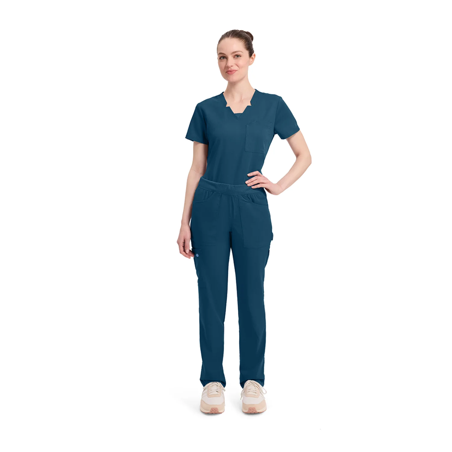 Dickies Women's trousers DKE135 wine Caribian blue