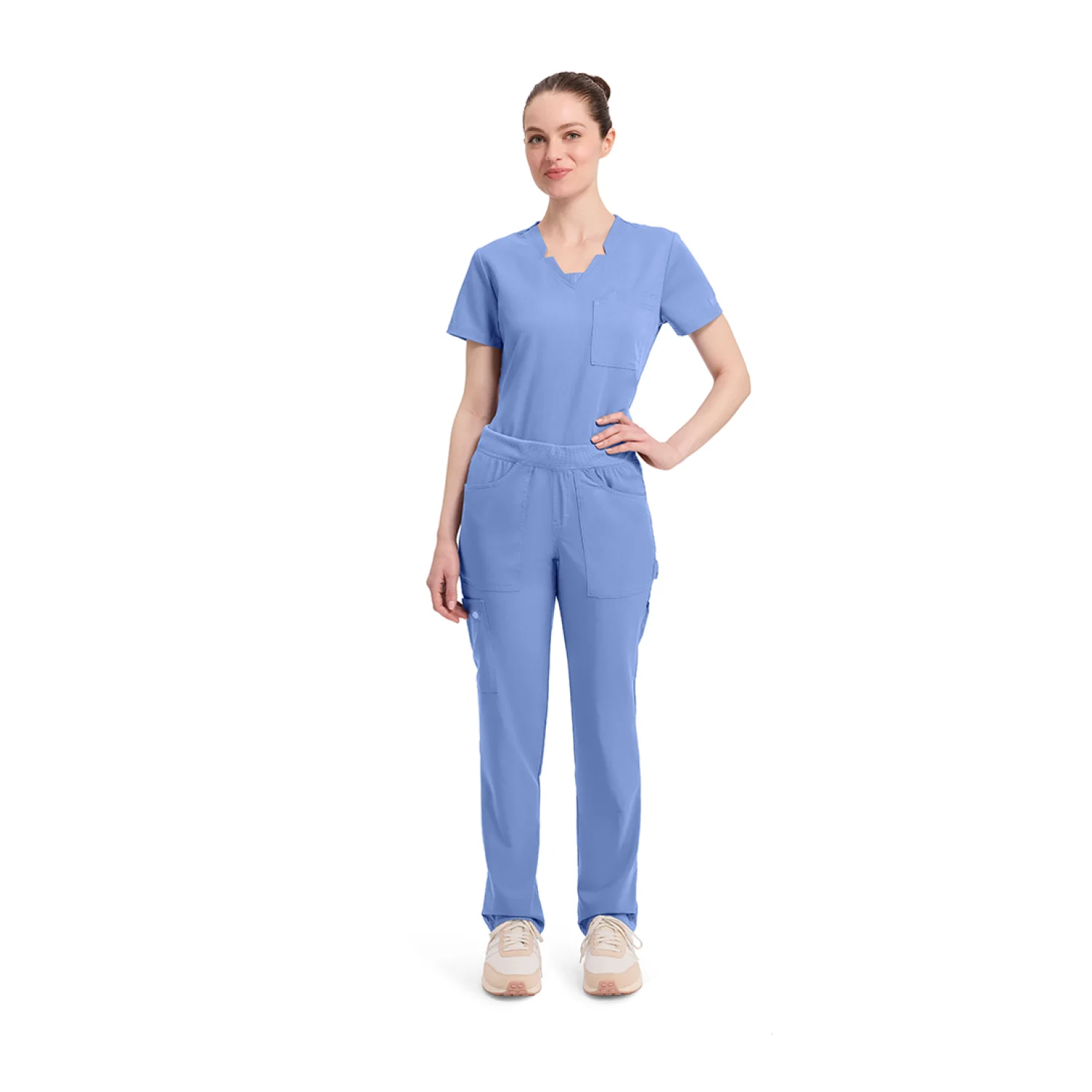 Dickies Women's trousers DKE135 wine Light blue