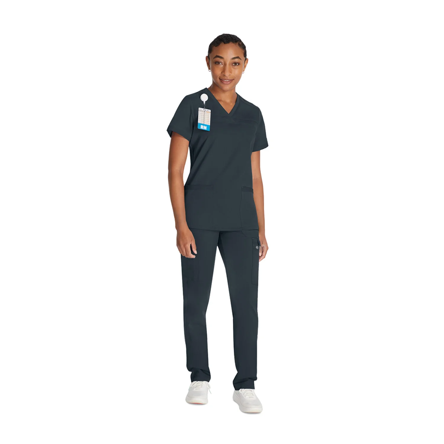 Dickies Women's blouse DKE870 caribbean blue Dark grey