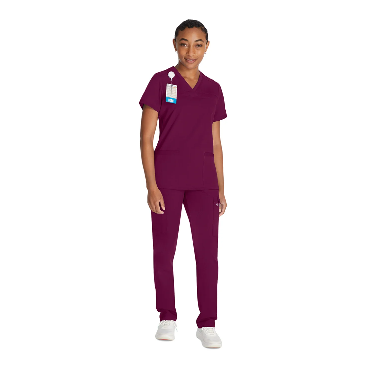 Dickies Women's blouse DKE870 caribbean blue Dark red