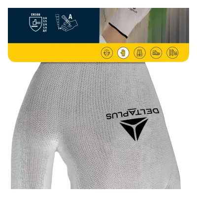 Delta Plus Kttt PES/PU kesztyϊ fehάr