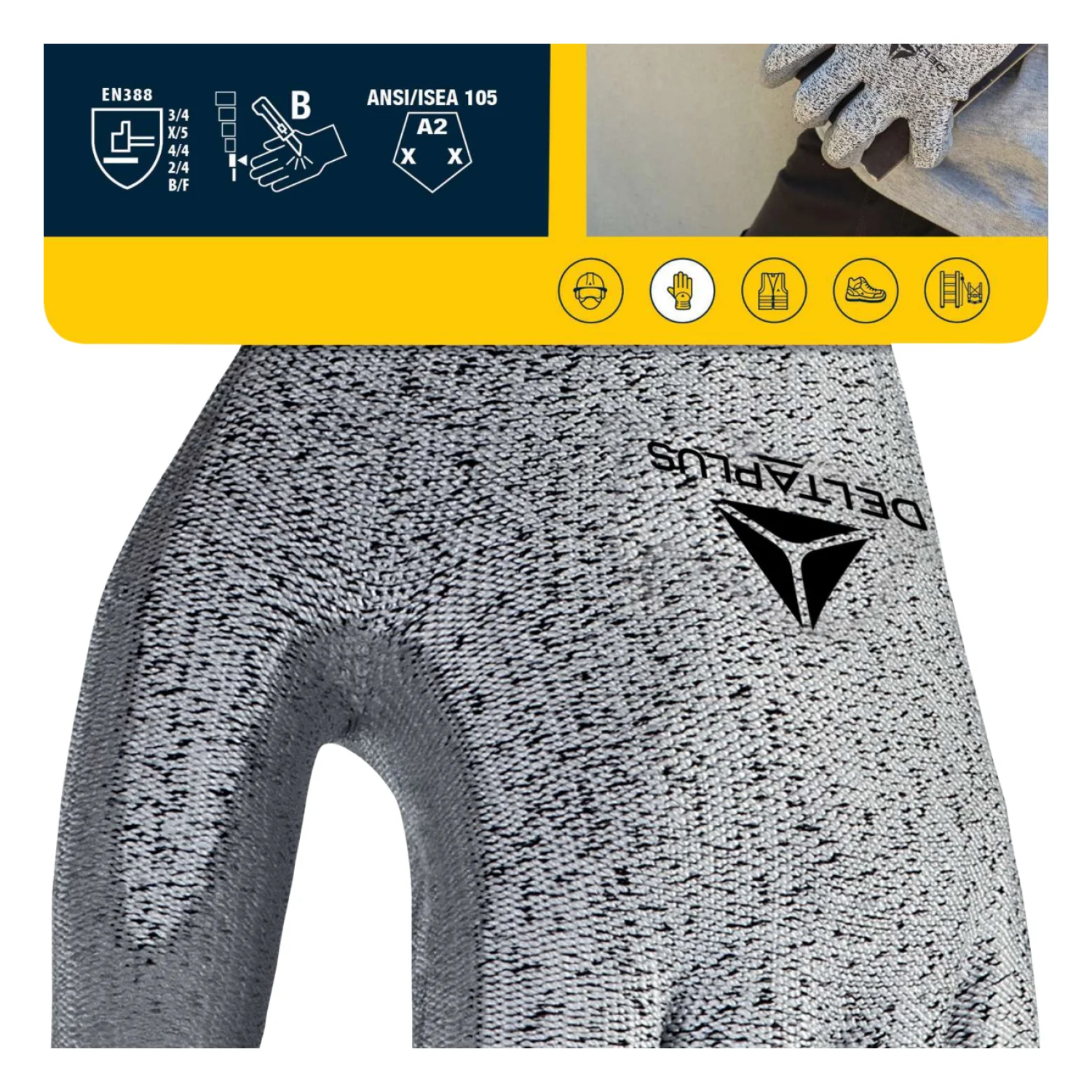 Delta Plus Keszt DPVECUTB04 Szürke