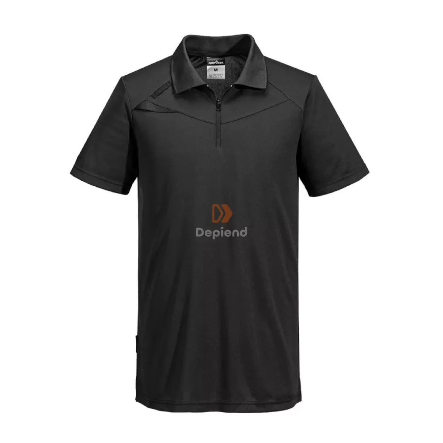 Portwest DX4 Póló S/S fekete (egyszínű)