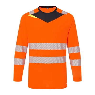Portwest DX4 Hi-Vis hosszú ujjú póló L/S