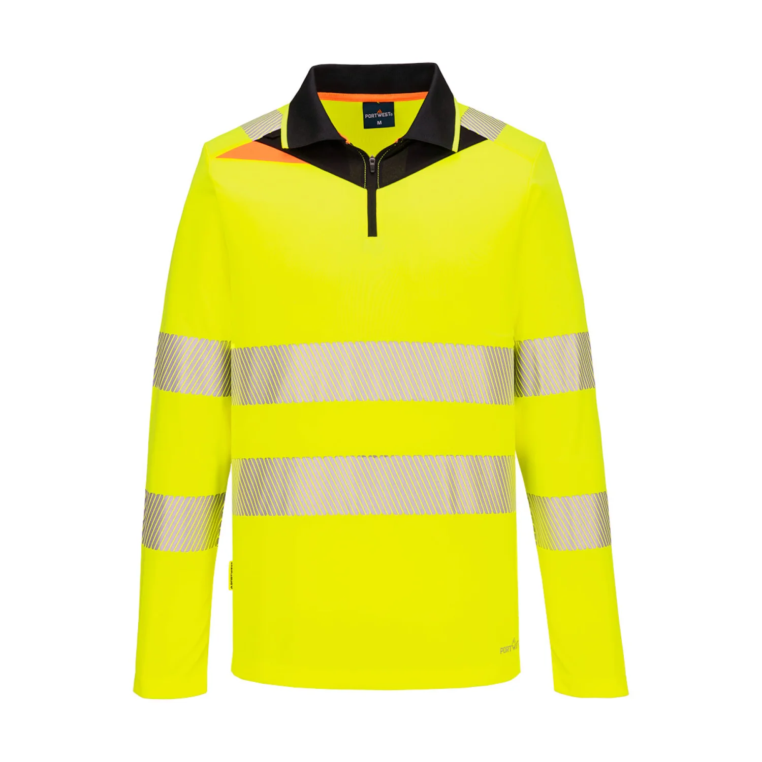 Portwest DX4 Hi-Vis pólóing sárga/fekete