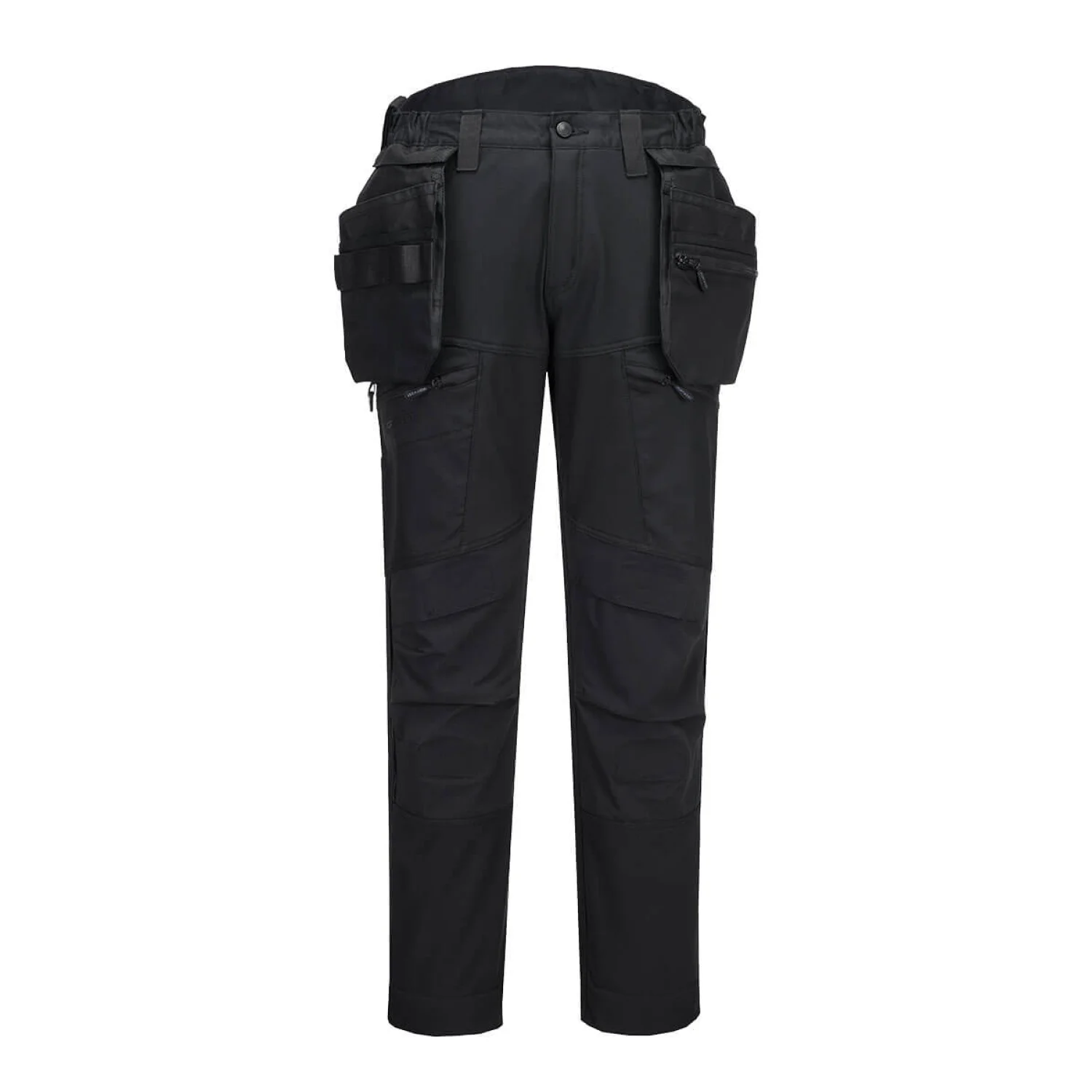 Portwest DX4 lecsatolható holster zsebes softshell nadrág Minden fekete